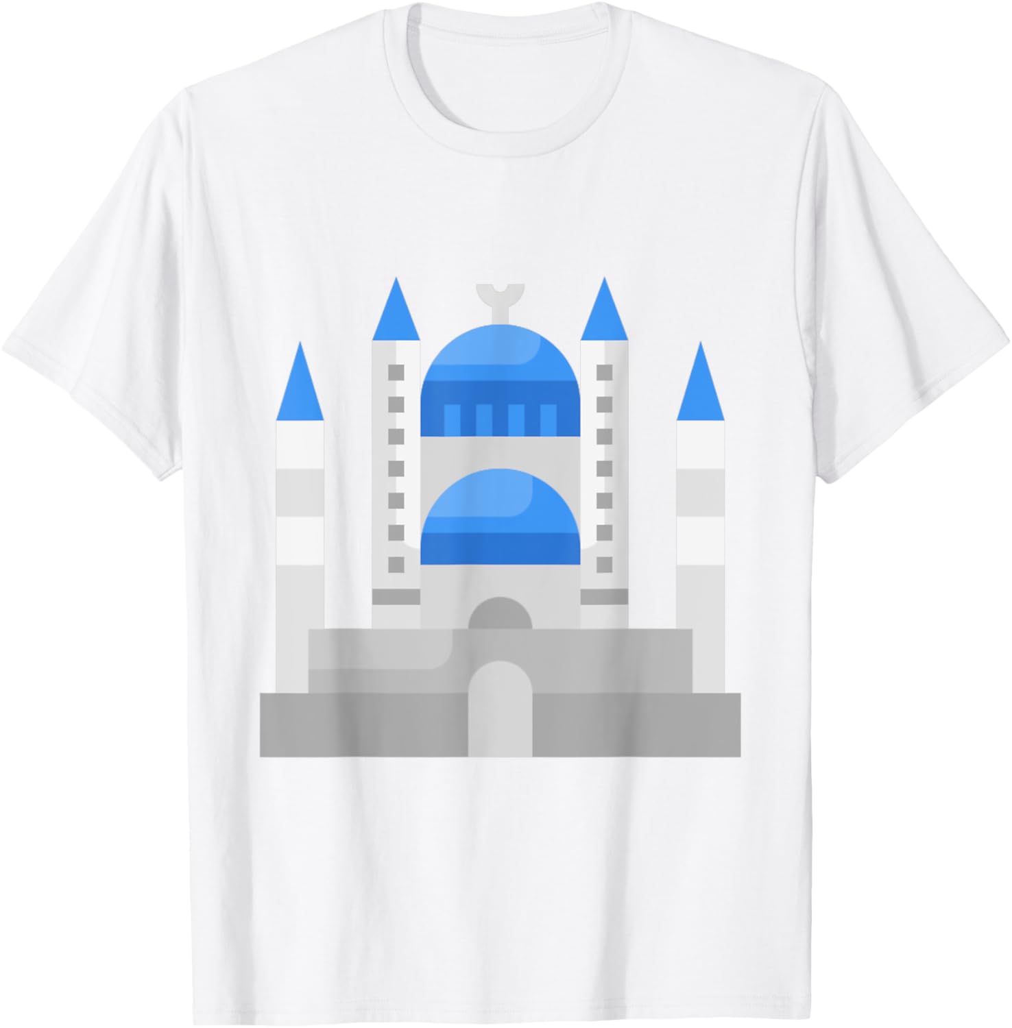 Istanbul Sultan Ahmet Blue Mosque Muslim T-Shirt for Men and Women - 7