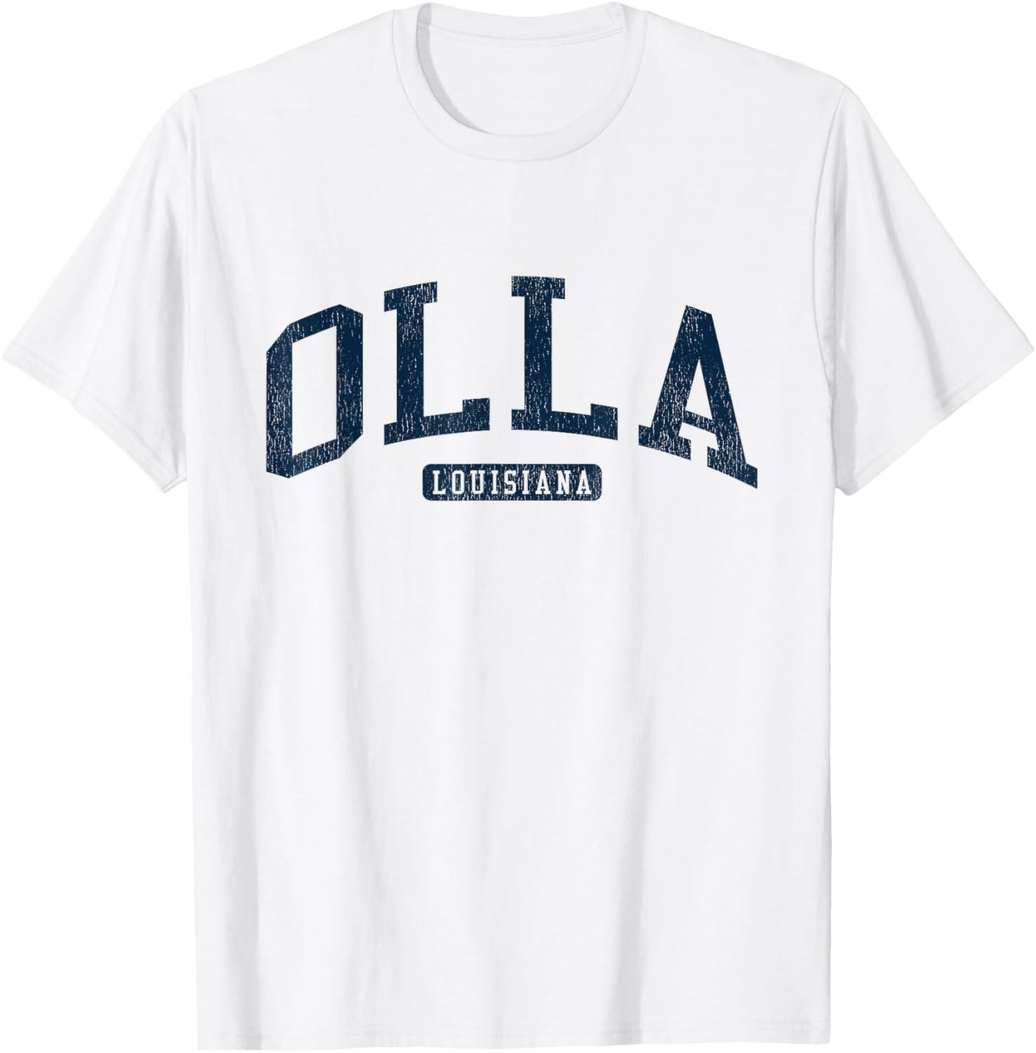 Olla Louisiana College Blue T-Shirt for Stylish University Students - 2