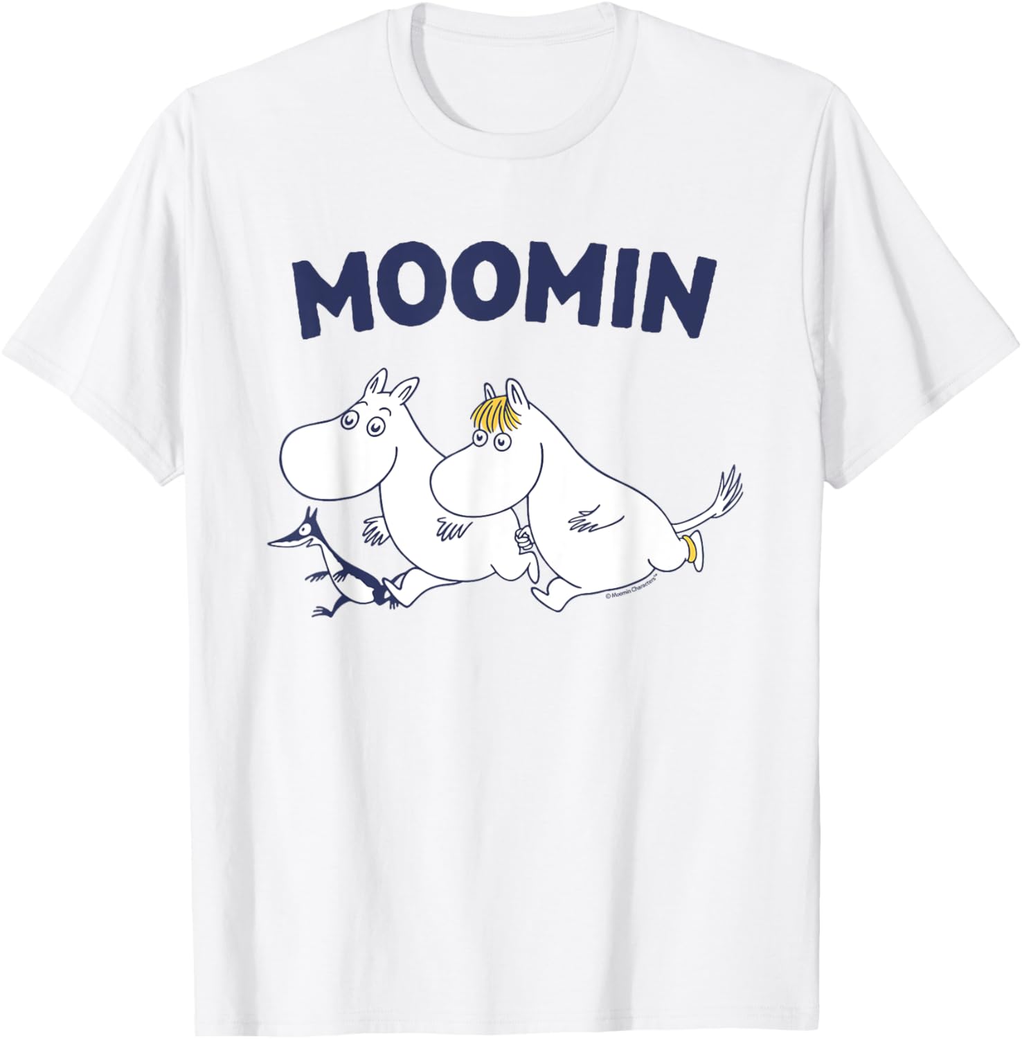 Moomin Moomintroll and Snorkmaiden Running T-Shirt for Fun Adventures - 3