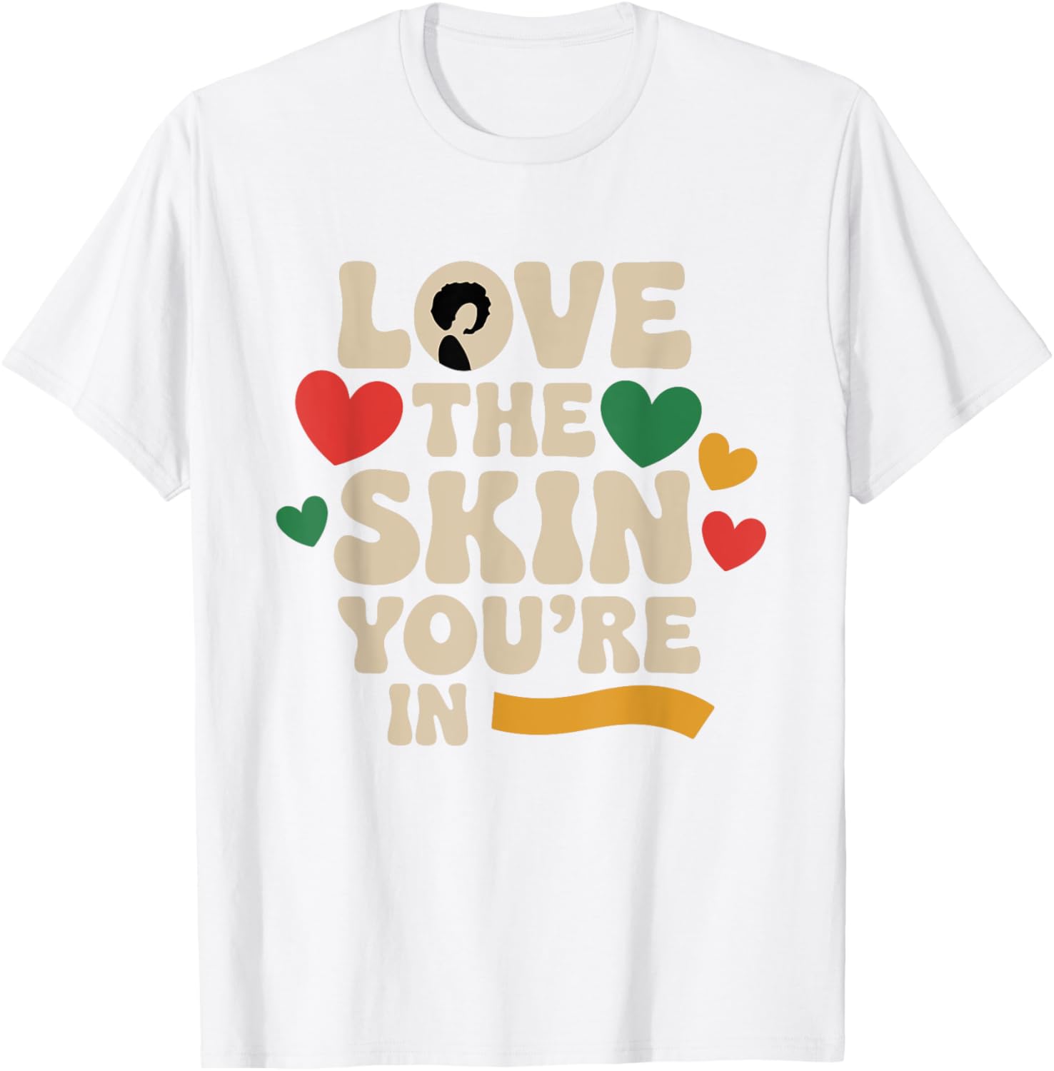 Proud Afro Educated Black Woman T-Shirt Love Your Skin Fashion Tee - 19