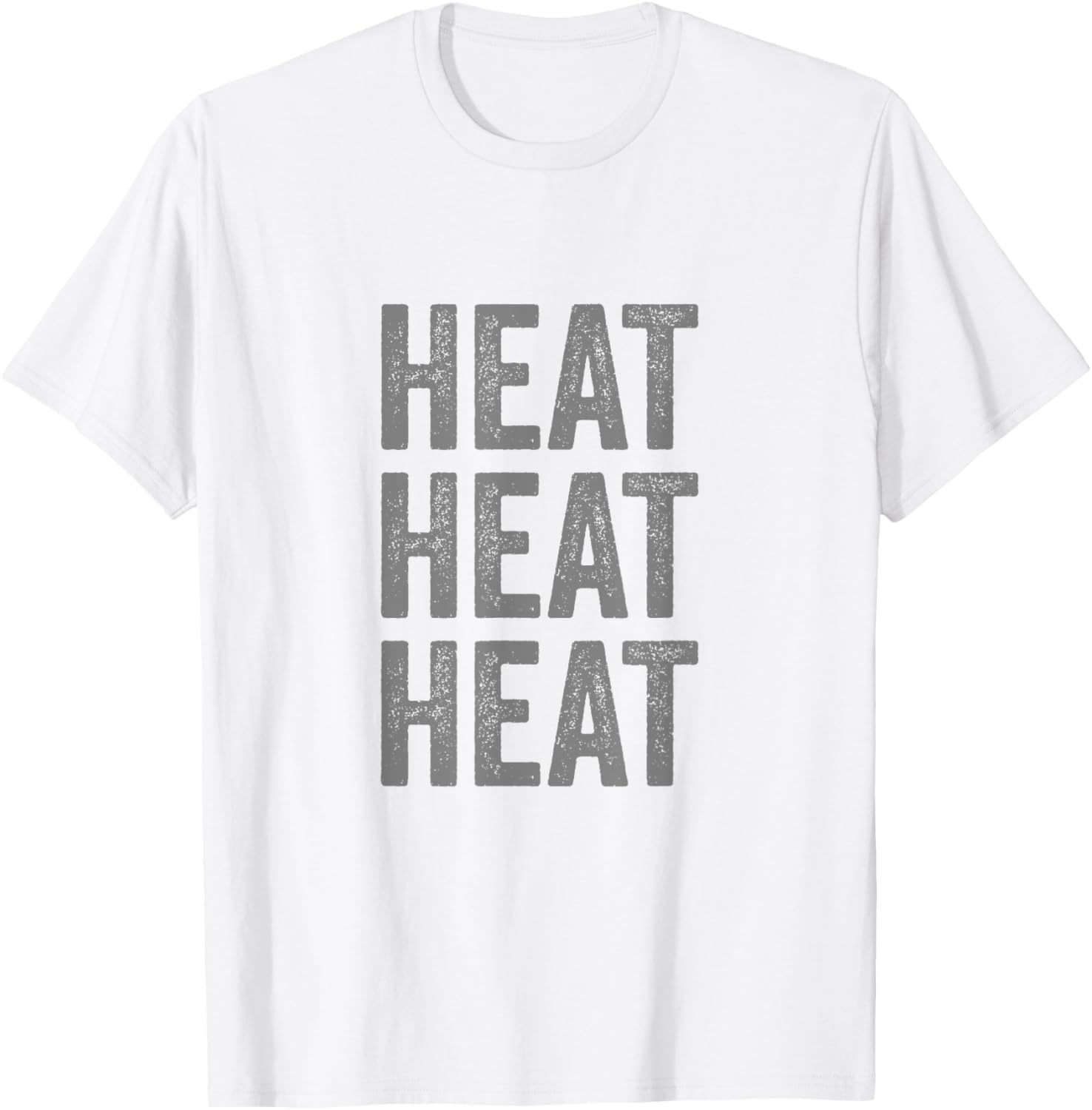 Stylish HEAT Distressed Design T-Shirt for Casual Cool Vibes - 15