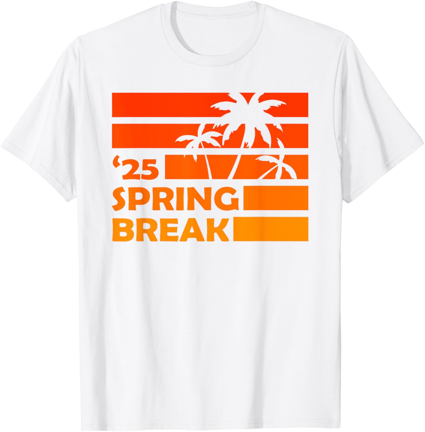 Vintage Spring Break 2025 Family Vacation Beach Graphic T-Shirt - 7