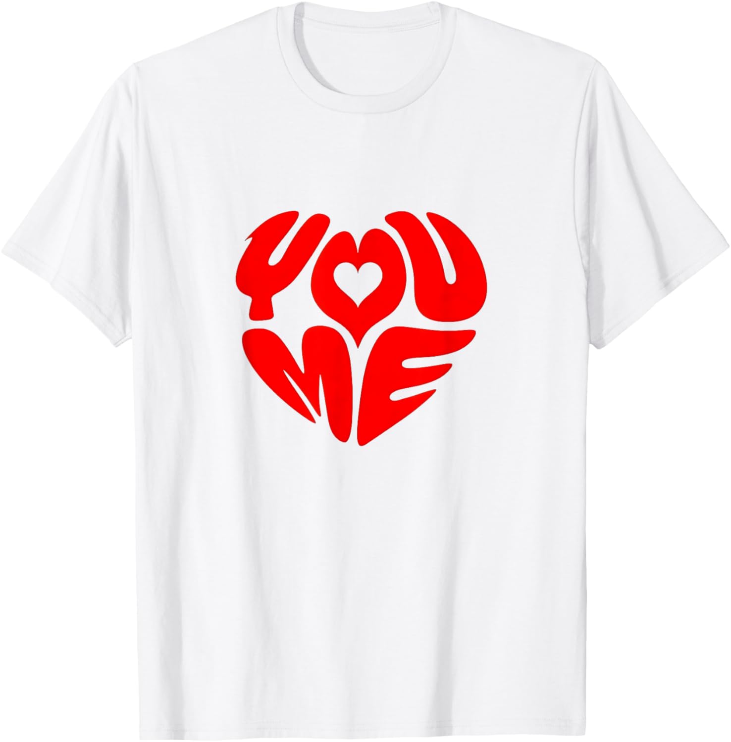 You Love Me Heart Shaped Valentine's Day Lover's T-Shirt for Couples - 14