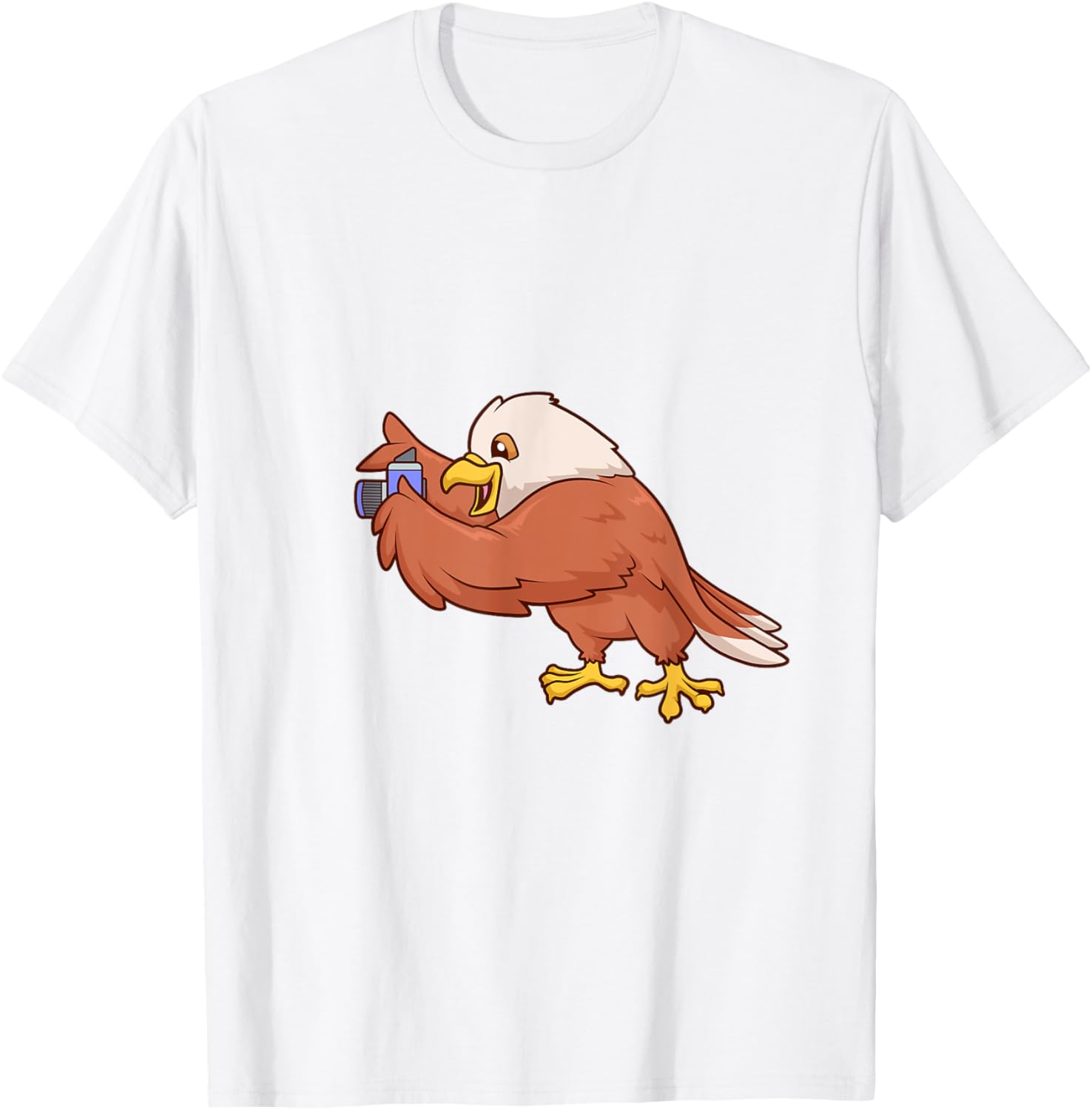 Eagle with Camera T-Shirt Perfect for Bird Lovers and Nature Enthusiasts - 20