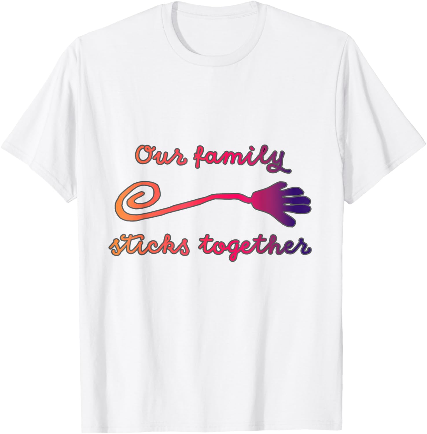 Our Family Sticks Together T-Shirt for Family Bonding and Unity - 2