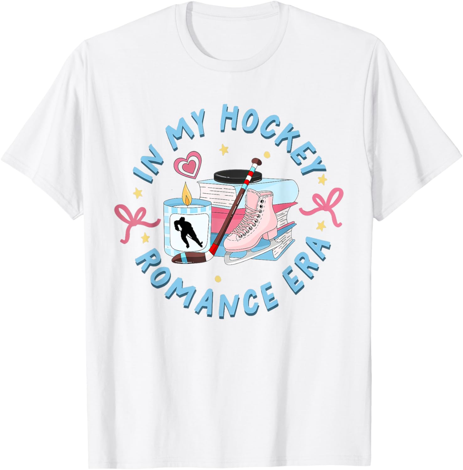 Funny Hockey Romance Reader T-Shirt for Sport Lovers and Fans - 20