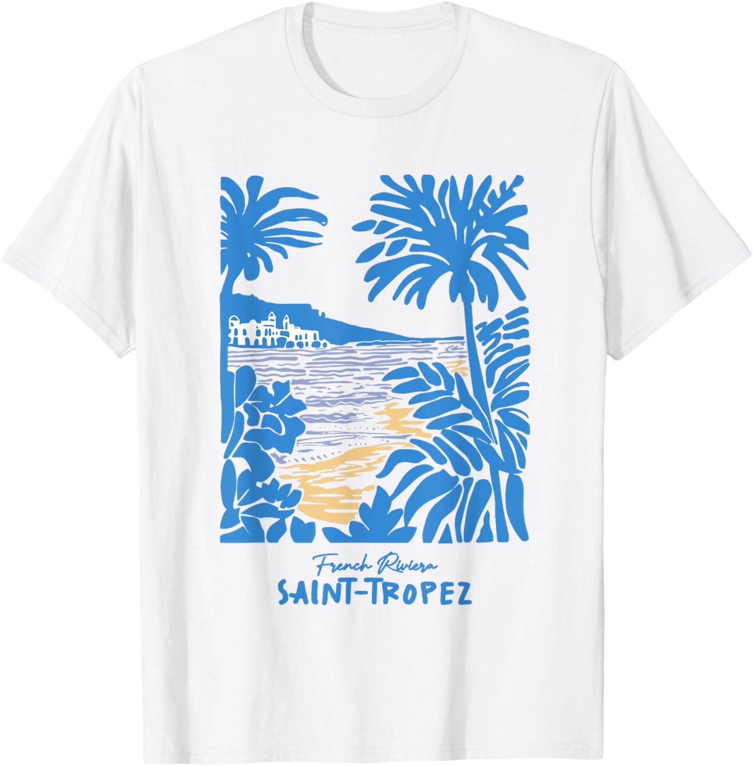 Saint Tropez French Riviera Vacation T-Shirt for Trendy Style Lovers - 2