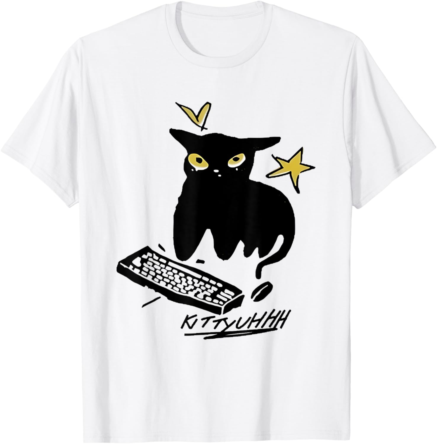 Kittyuhhh Funny T-Shirt for Men and Women - Cute and Quirky Design - 15