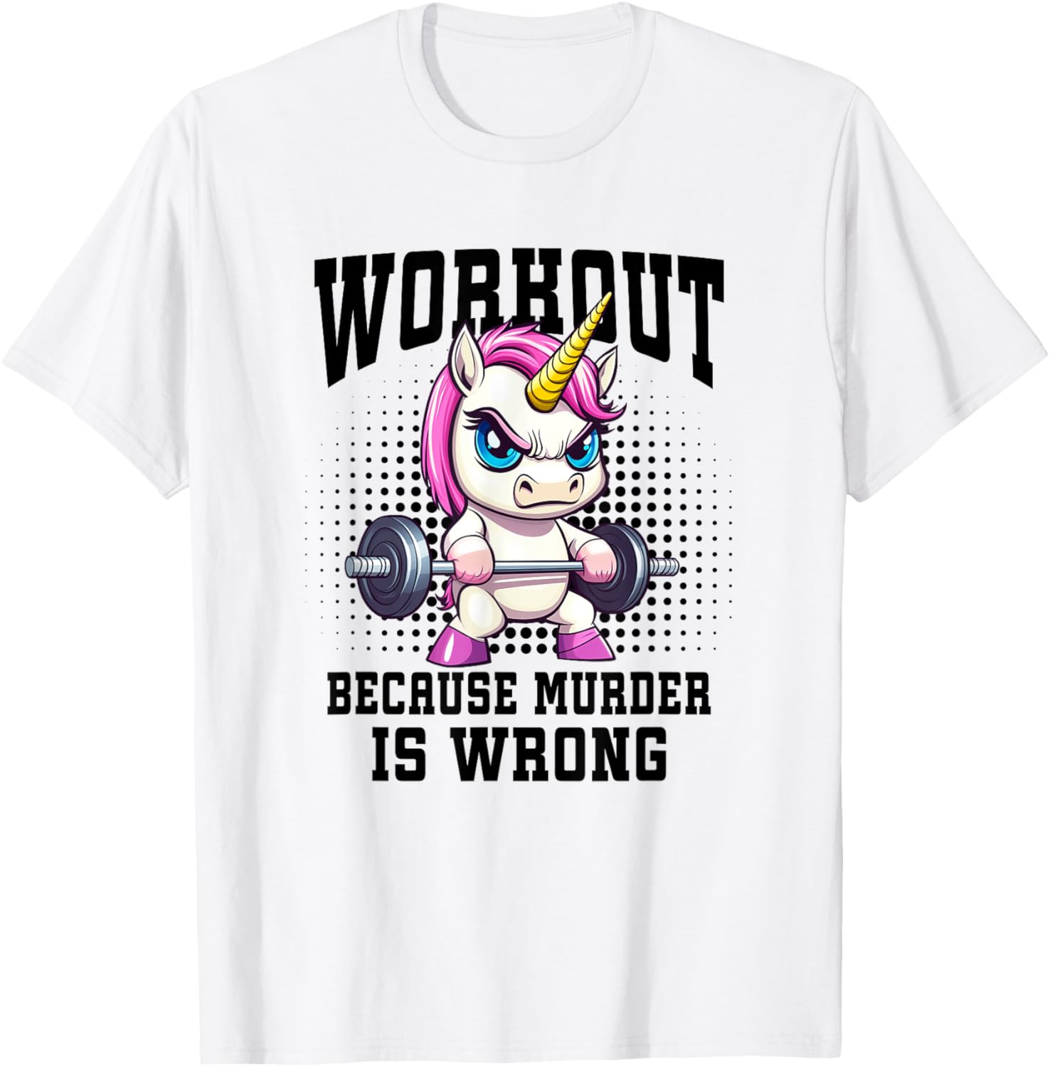 Unicorn Weightlifter T-Shirt for Bodybuilders and Gym Enthusiasts - 10