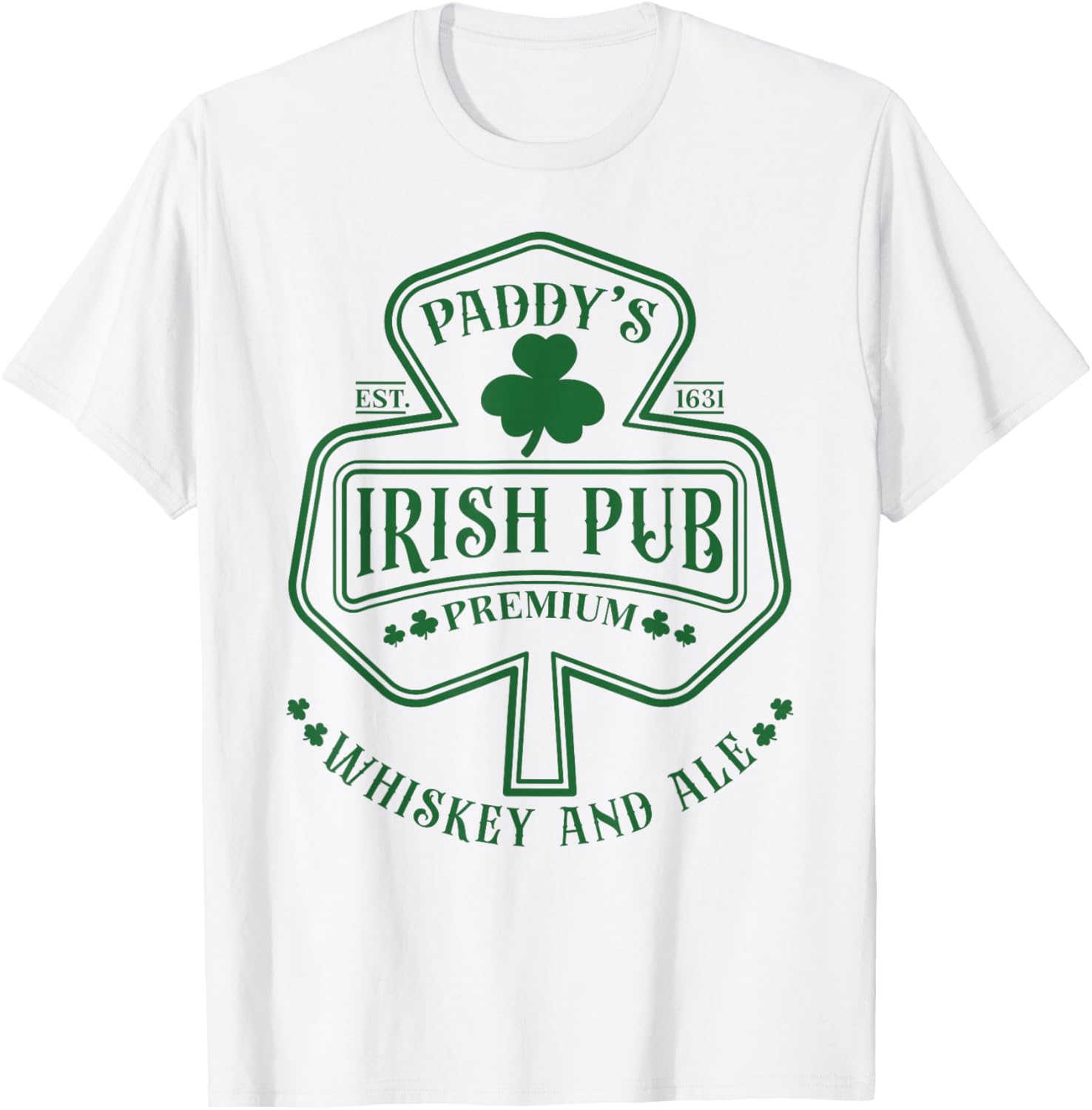 Funny St Patricks Day Irish Pub Paddy's Club Whiskey Beer T-Shirt - 18