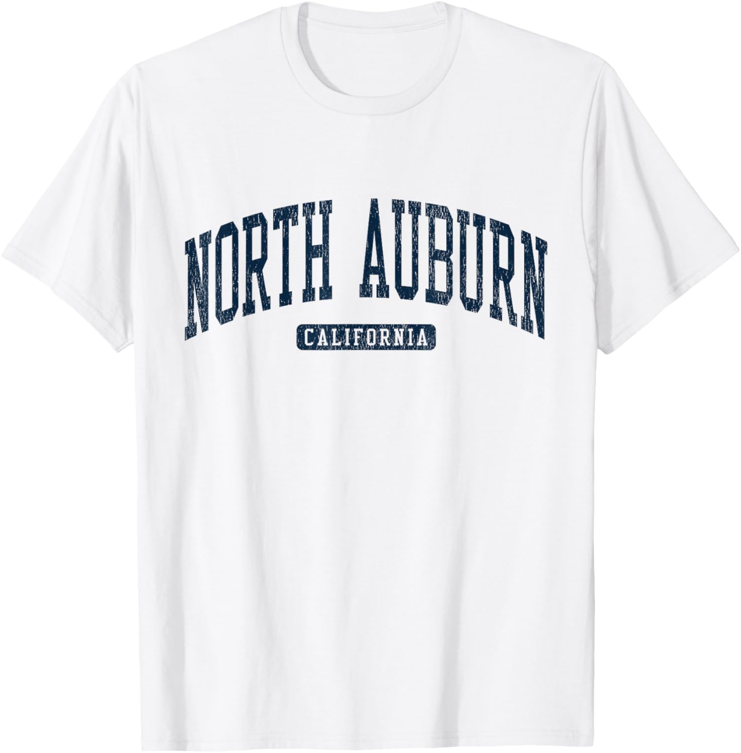 North Auburn California College University Style Blue T-Shirt for Fans - 17