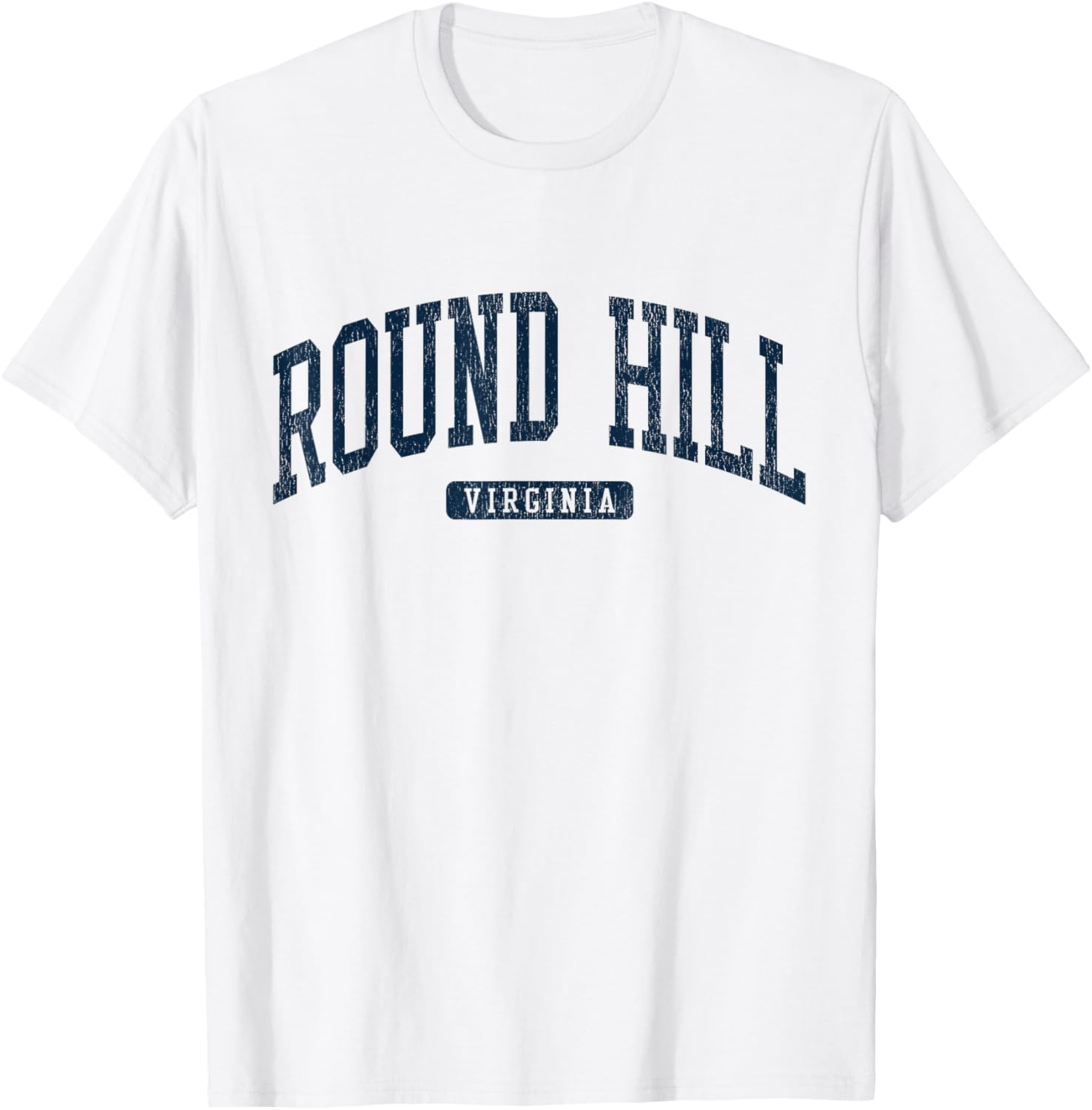 Round Hill Virginia College University Style Blue T-Shirt for Everyone - 12