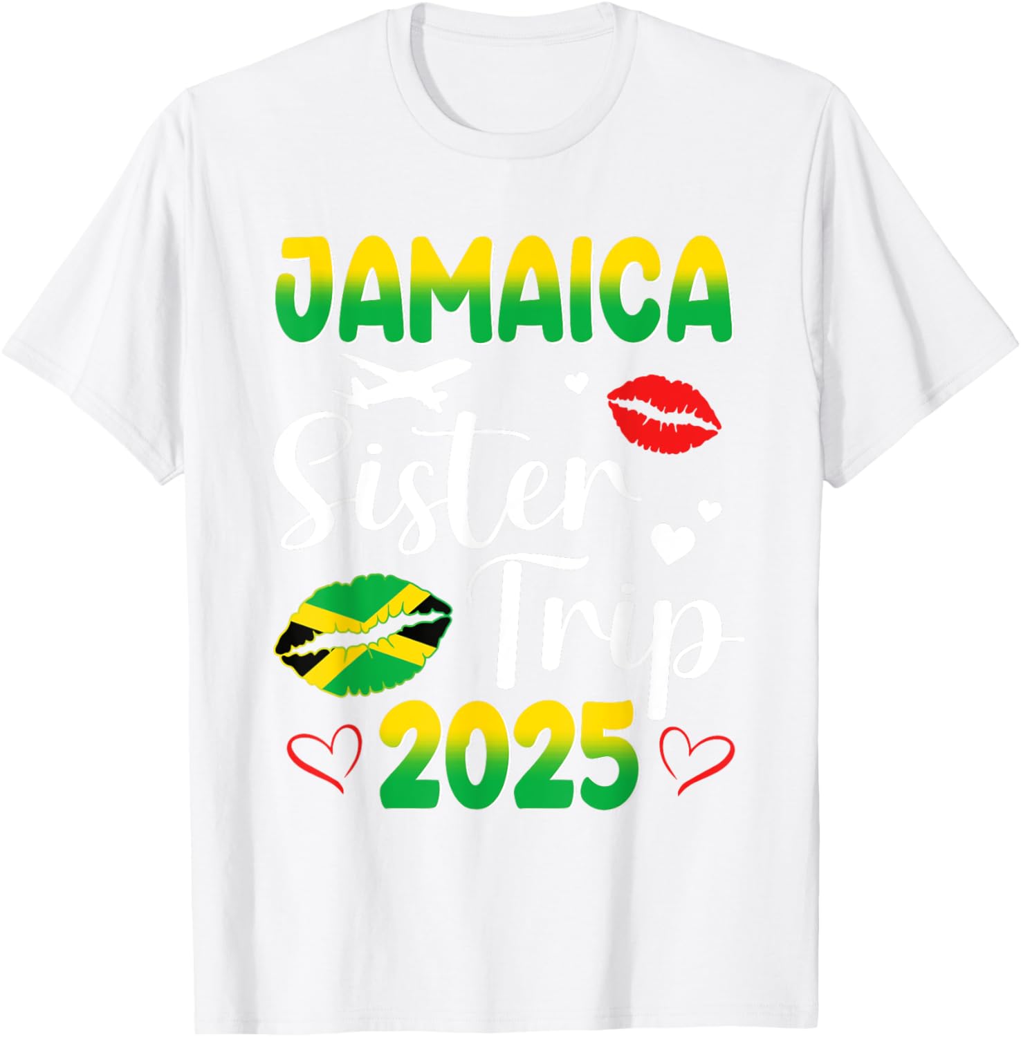 Sister's Trip Jamaica 2025 Matching T-Shirt for Friends Vacation Fun - 10