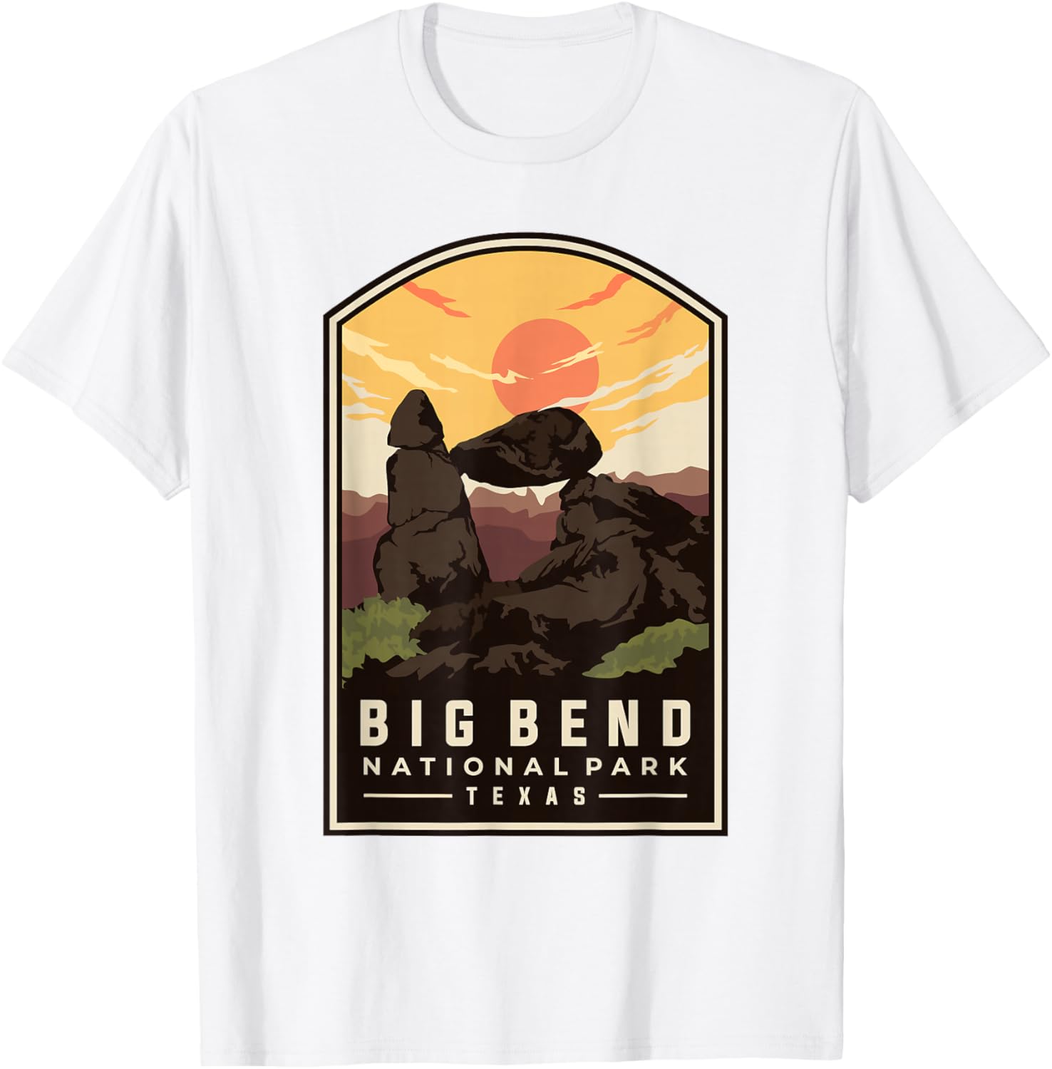 Big Bend National Park Texas T-Shirt for Nature and Adventure Lovers - 1