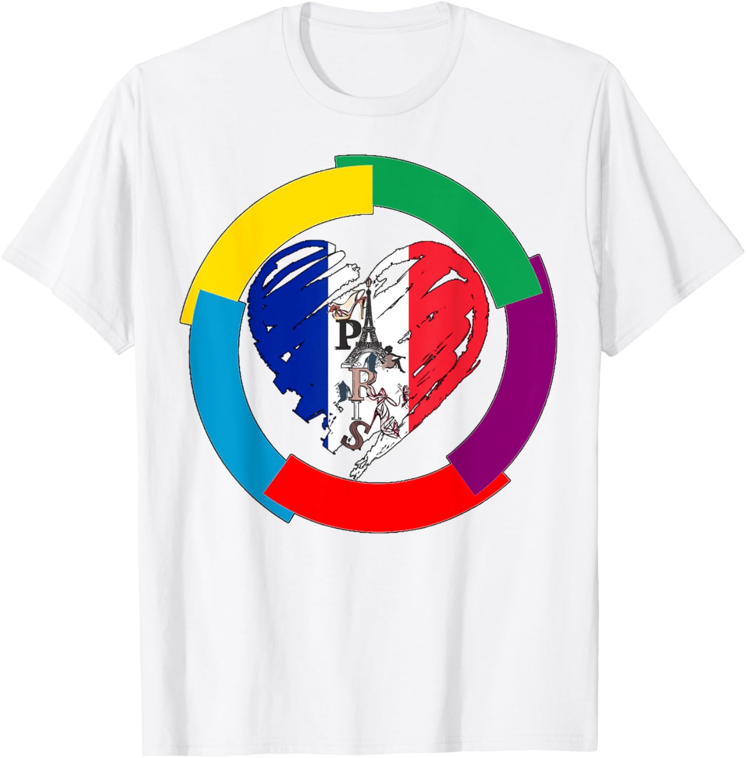 Celebrate French Language Day with Heart T-Shirt for La Francophonie - 6