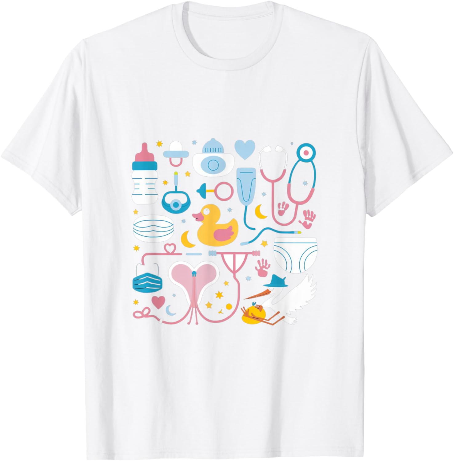 Women Retro Labor and Delivery Nurse T-Shirt for Registered Nurses - 3