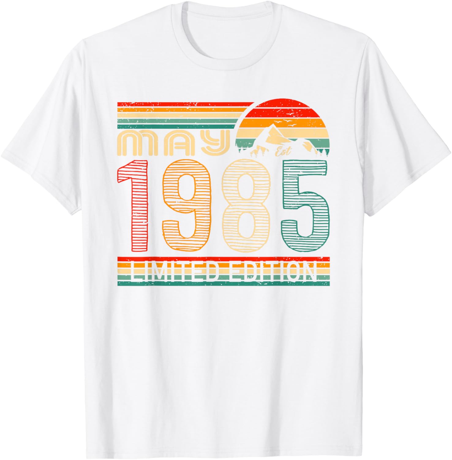 Classic 1985 Vintage Birthday T-Shirt May 1985 Limited Edition Gift - 13