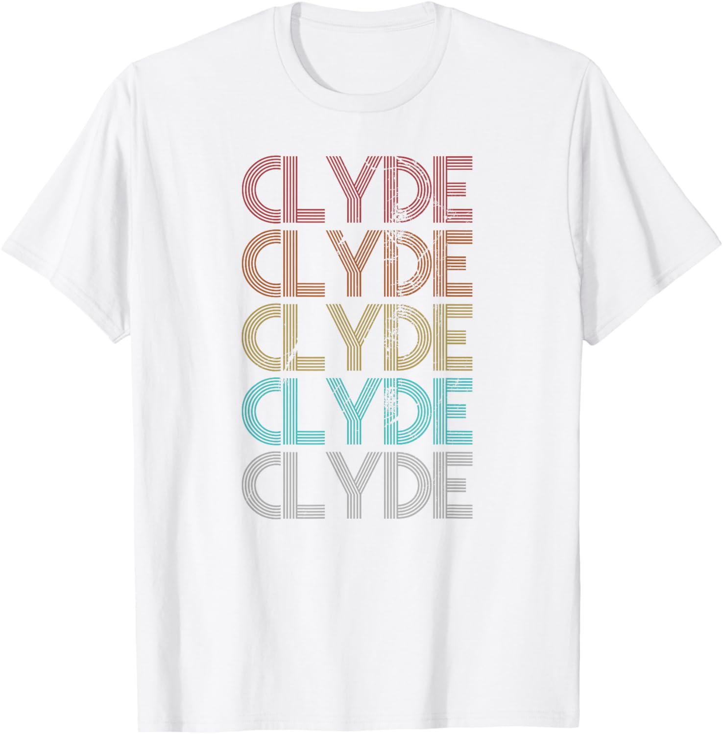Retro Vintage Clyde T-Shirt for a Classic Stylish Look in Apparel - 1