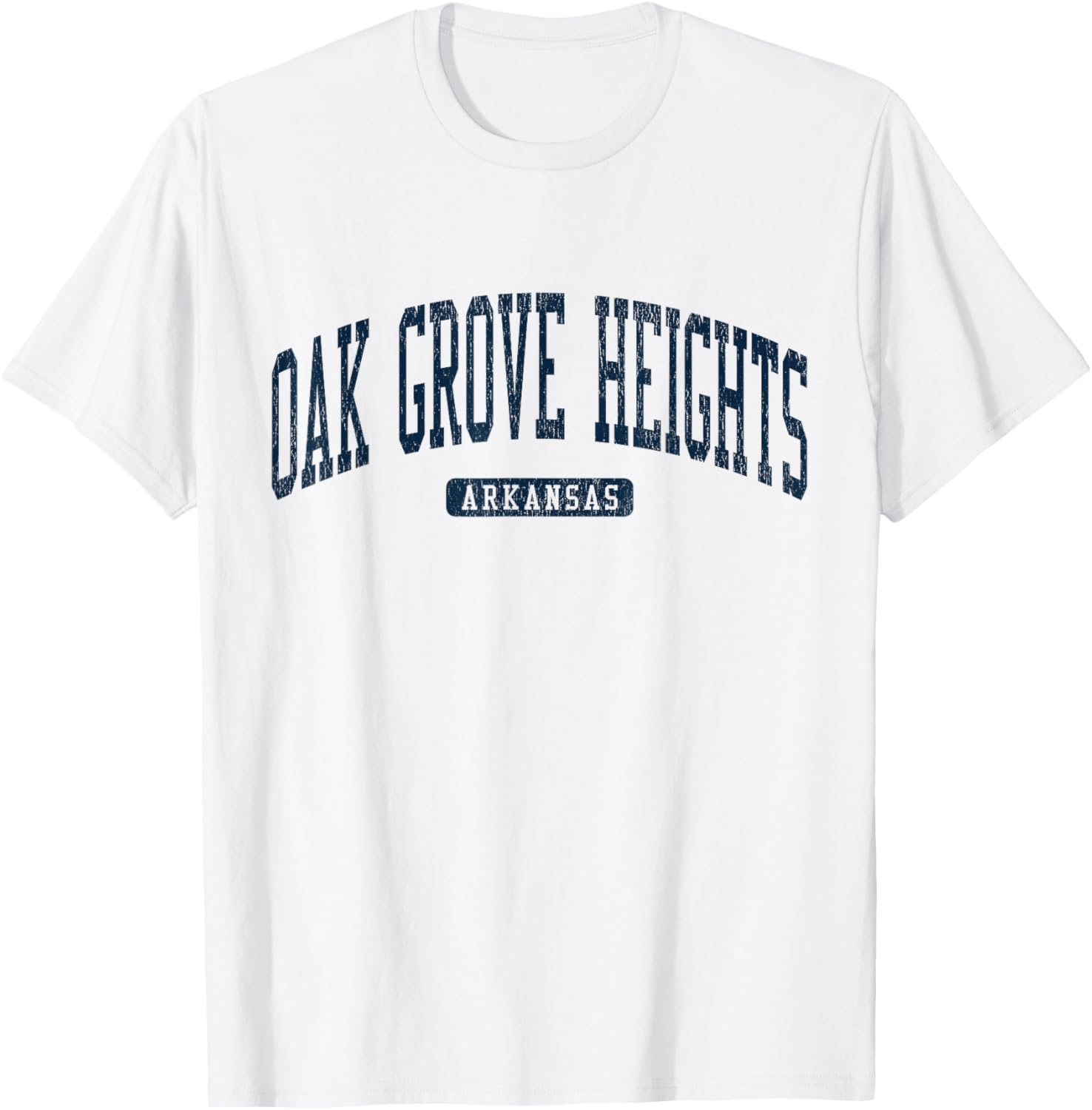 Oak Grove Heights Arkansas College Blue T-Shirt for Students and Fans - 10