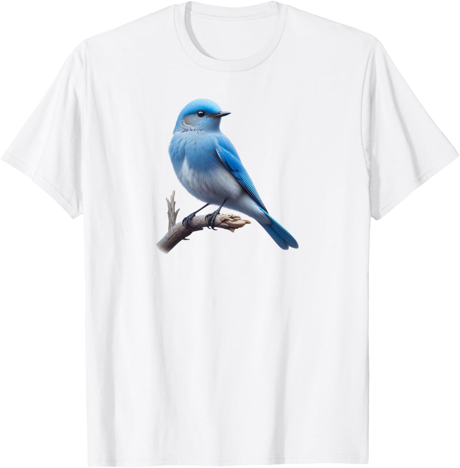 Mountain Bluebird T-Shirt - Stylish Bird Series Apparel for Nature Lovers - 24