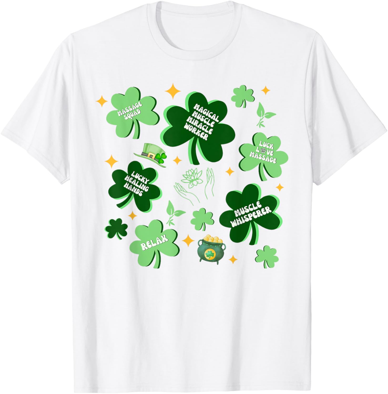 St Patricks Day Massage Therapist Graduation T-Shirt for LMTs - 6