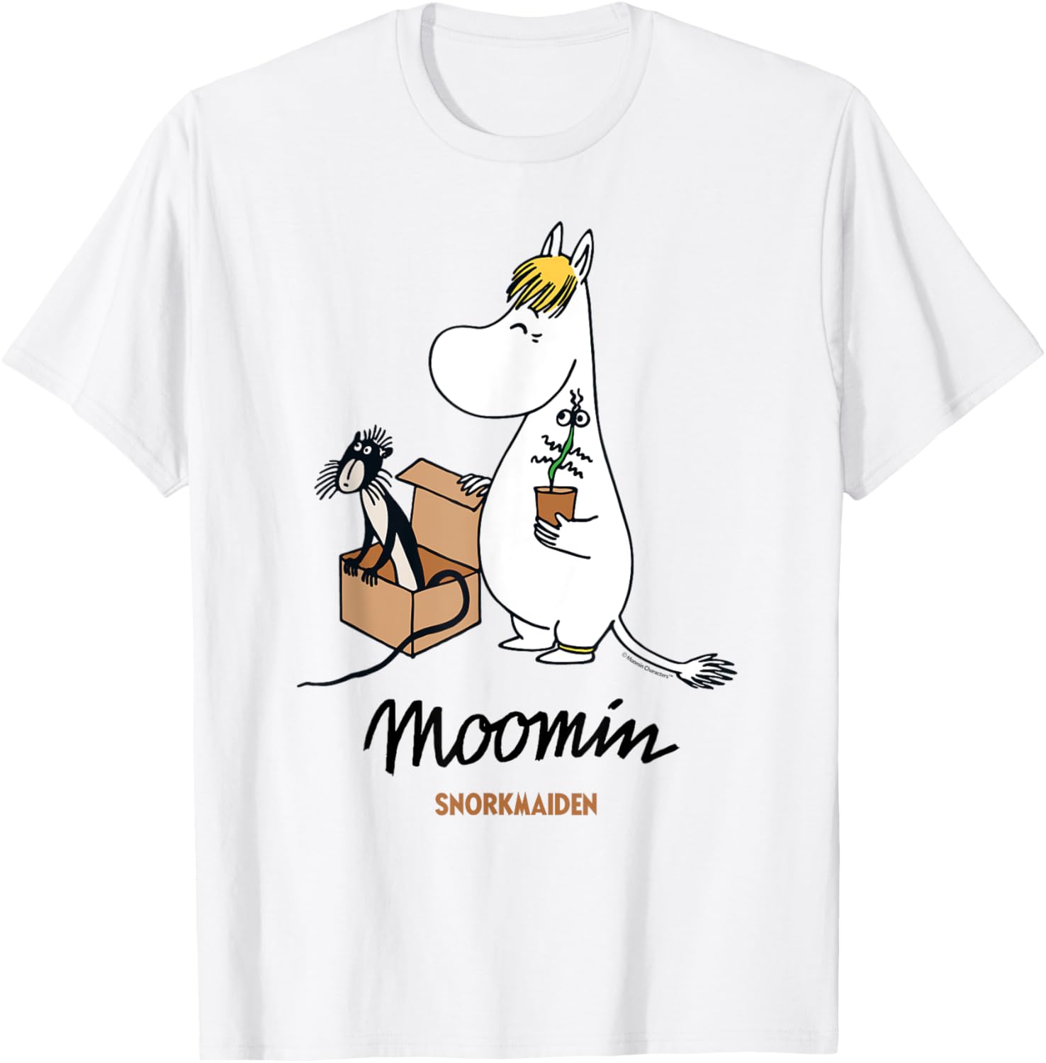 Moomin Snorkmaiden Standing T-Shirt for Cozy Casual Fashion - 1