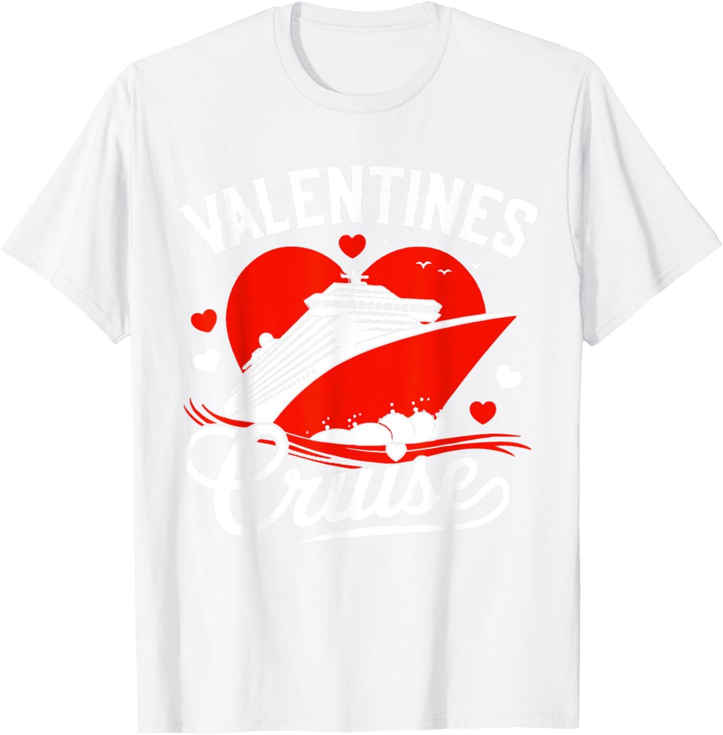 Valentine's Day Cruise Matching Couple T-Shirts for Sweet Vacation Fun - 24