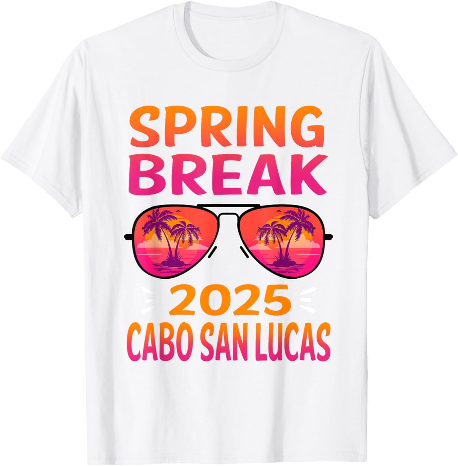 Spring Break Cabo San Lucas 2025 Retro T-Shirt for Beach Lovers - 4