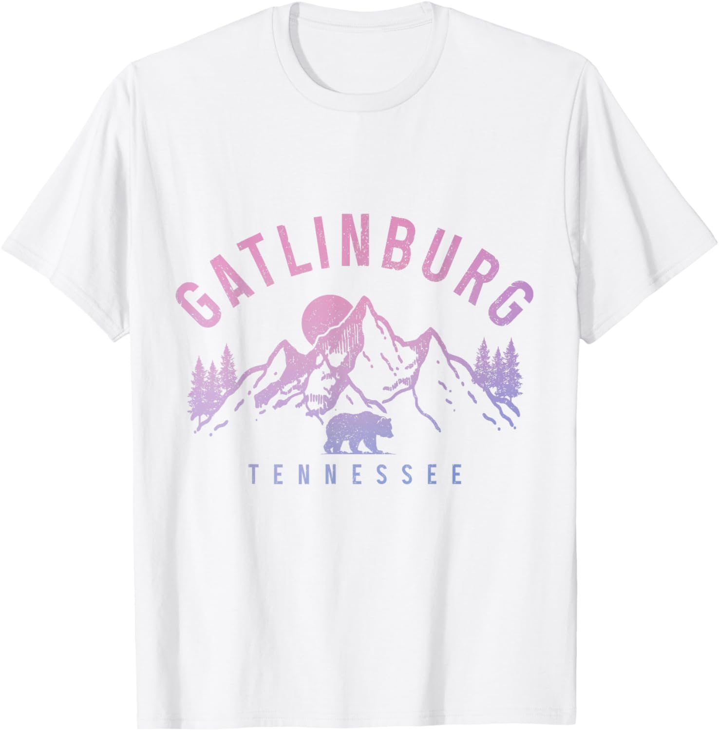 Gatlinburg Mountains Bear Vintage T-Shirt for Nature Lovers and Adventurers - 5