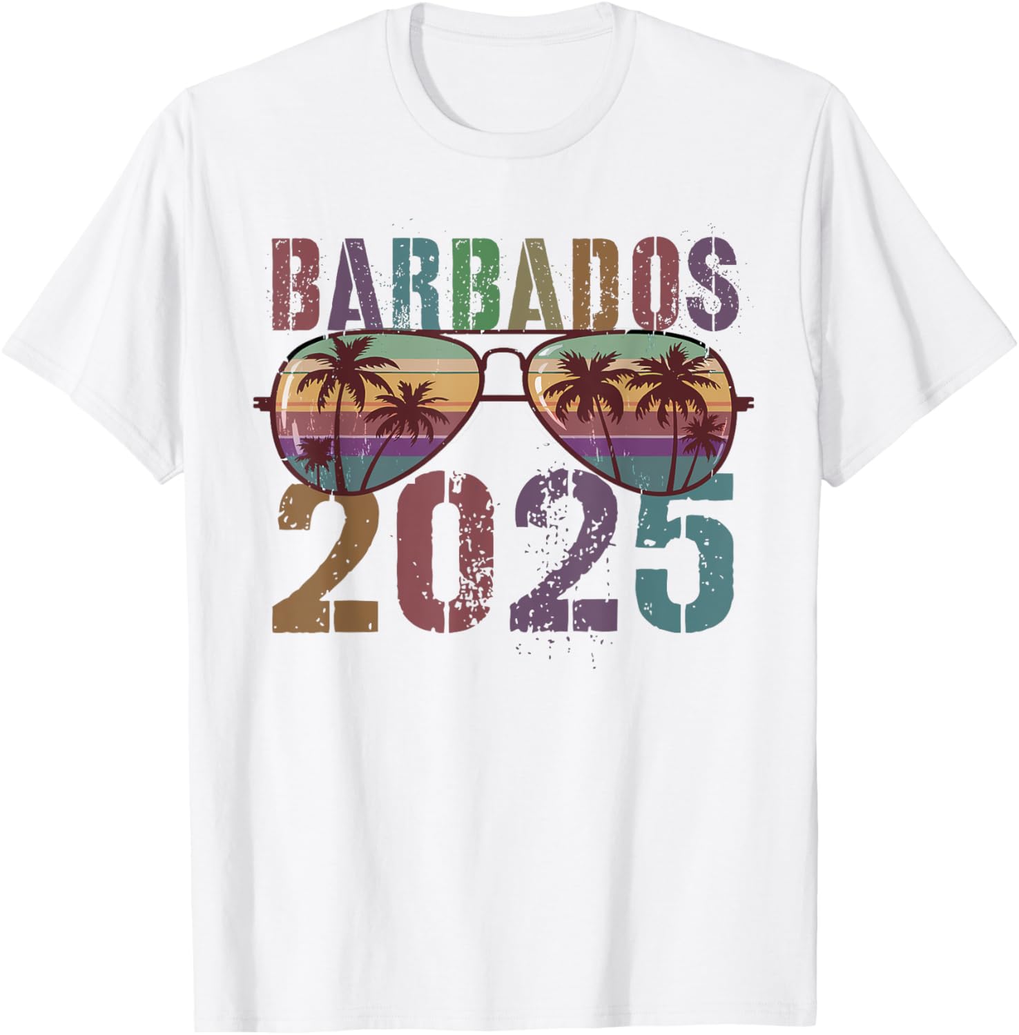 Kids Barbados 2025 Vacation Family Trip Matching T-Shirt for Moms and Besties - 7