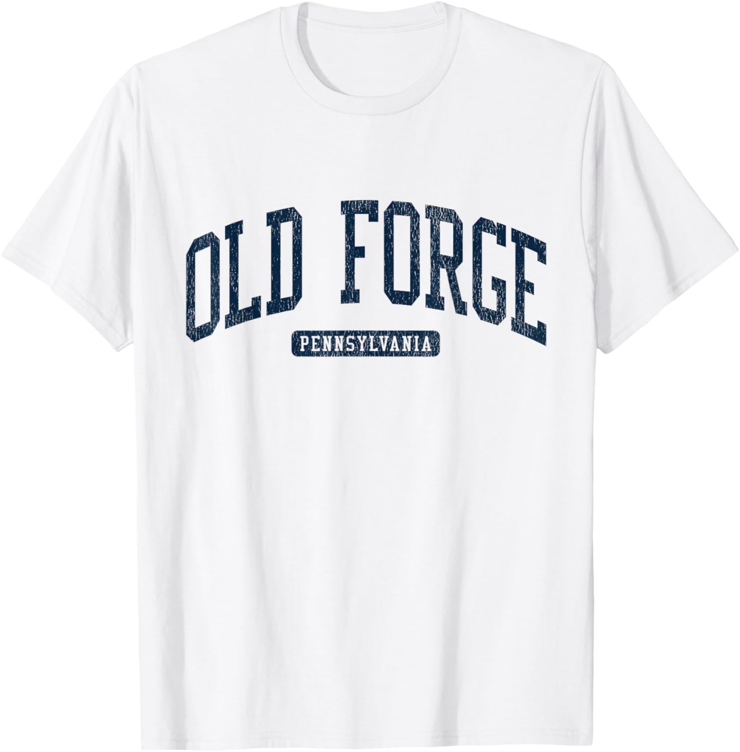 Old Forge PA College Style Blue T-Shirt for Students and Alumni - 8