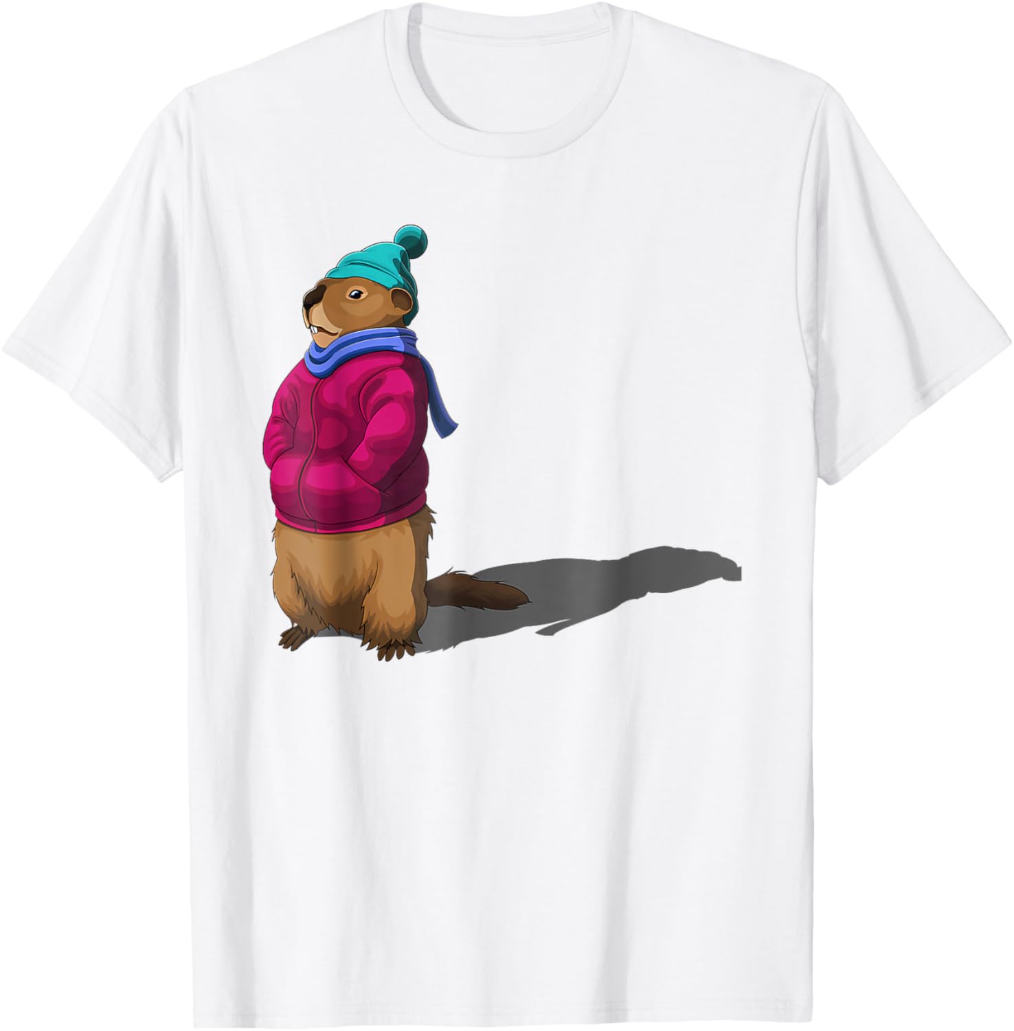 Funny Ground Hog Day T-Shirt for Men and Women - Cute Groundhog Design - 4