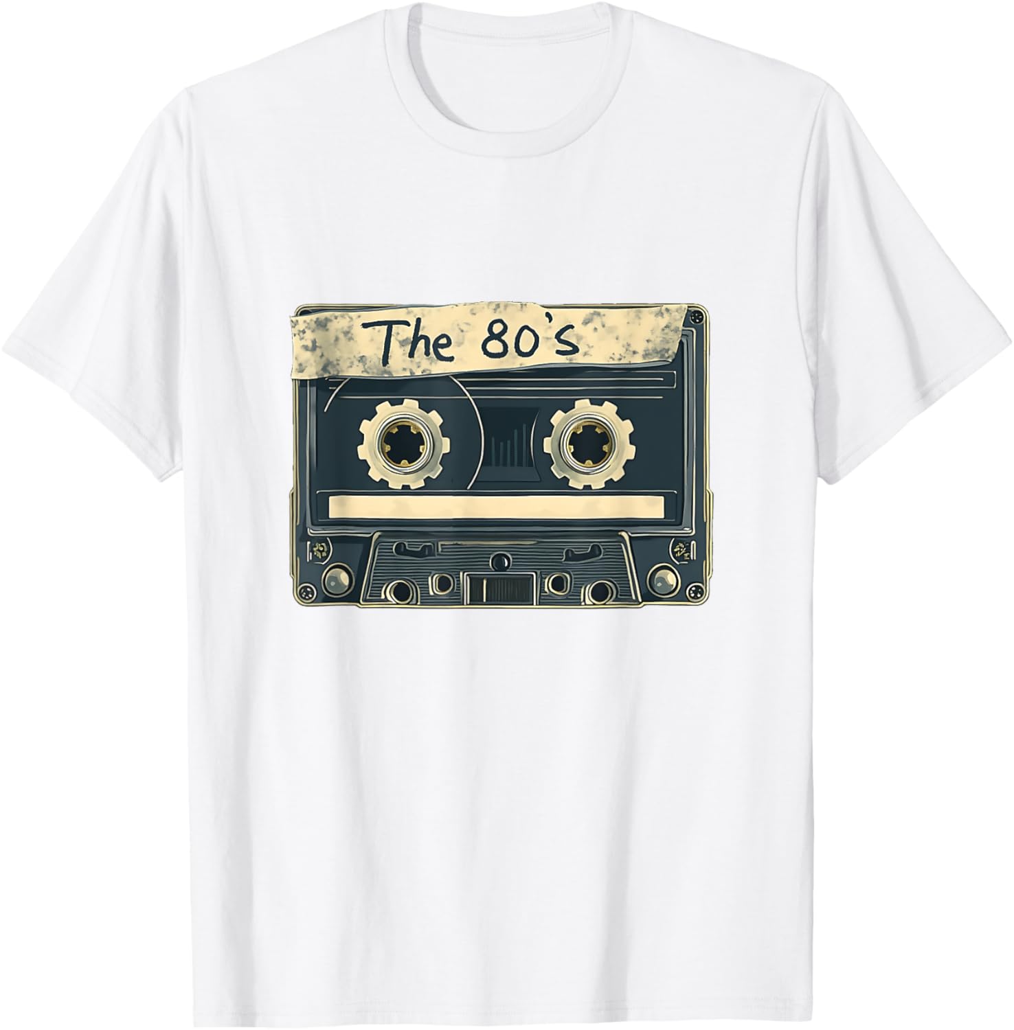 Classic Vintage Cassette Tape T-Shirt for 80s 90s Nostalgia Lovers - 2