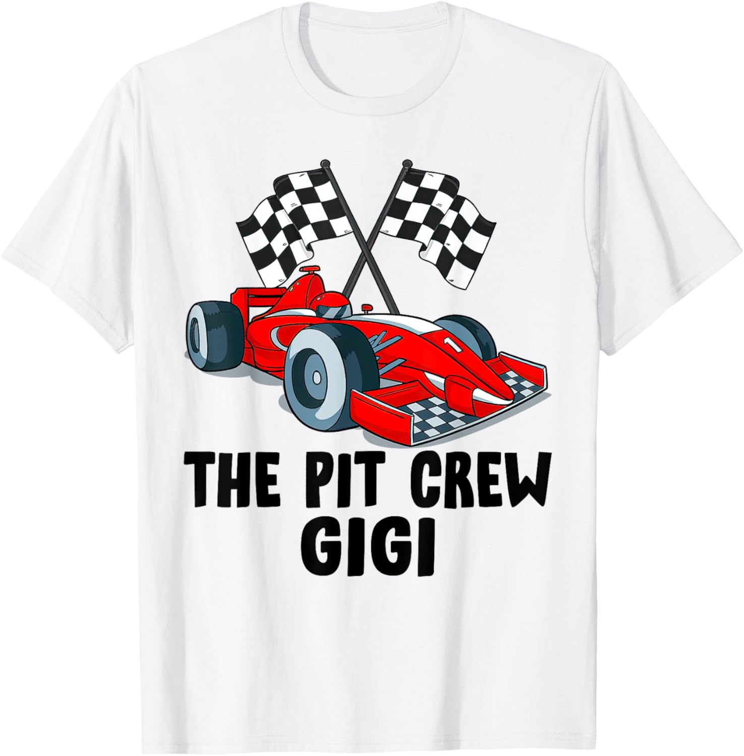 Gigi Pit Crew Race Car Birthday Party Family T-Shirt for Racing Fans - 18