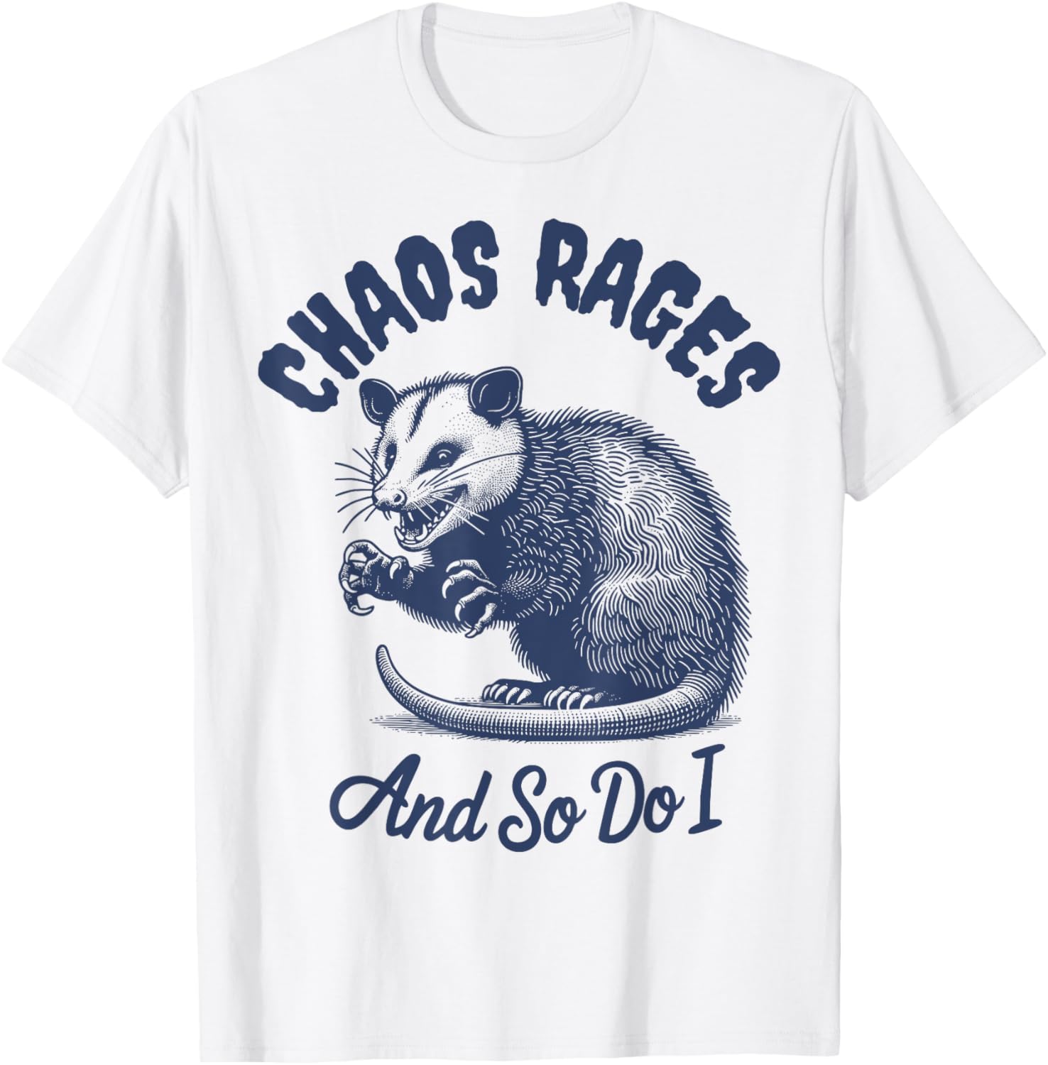 Funny Opossum Meme Graphic T-Shirt for Casual Wear and Fun Moments - 3