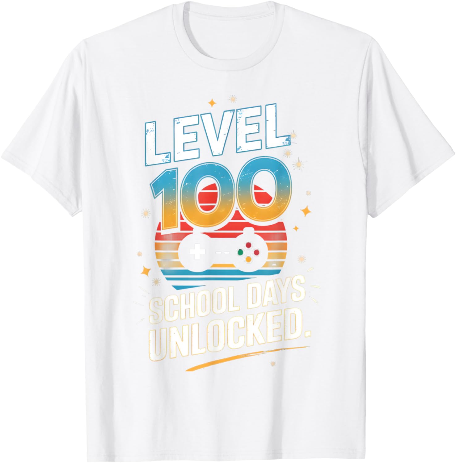 100 Days of School Unlocked T-Shirt Fun Gift for Students and Kids - 13