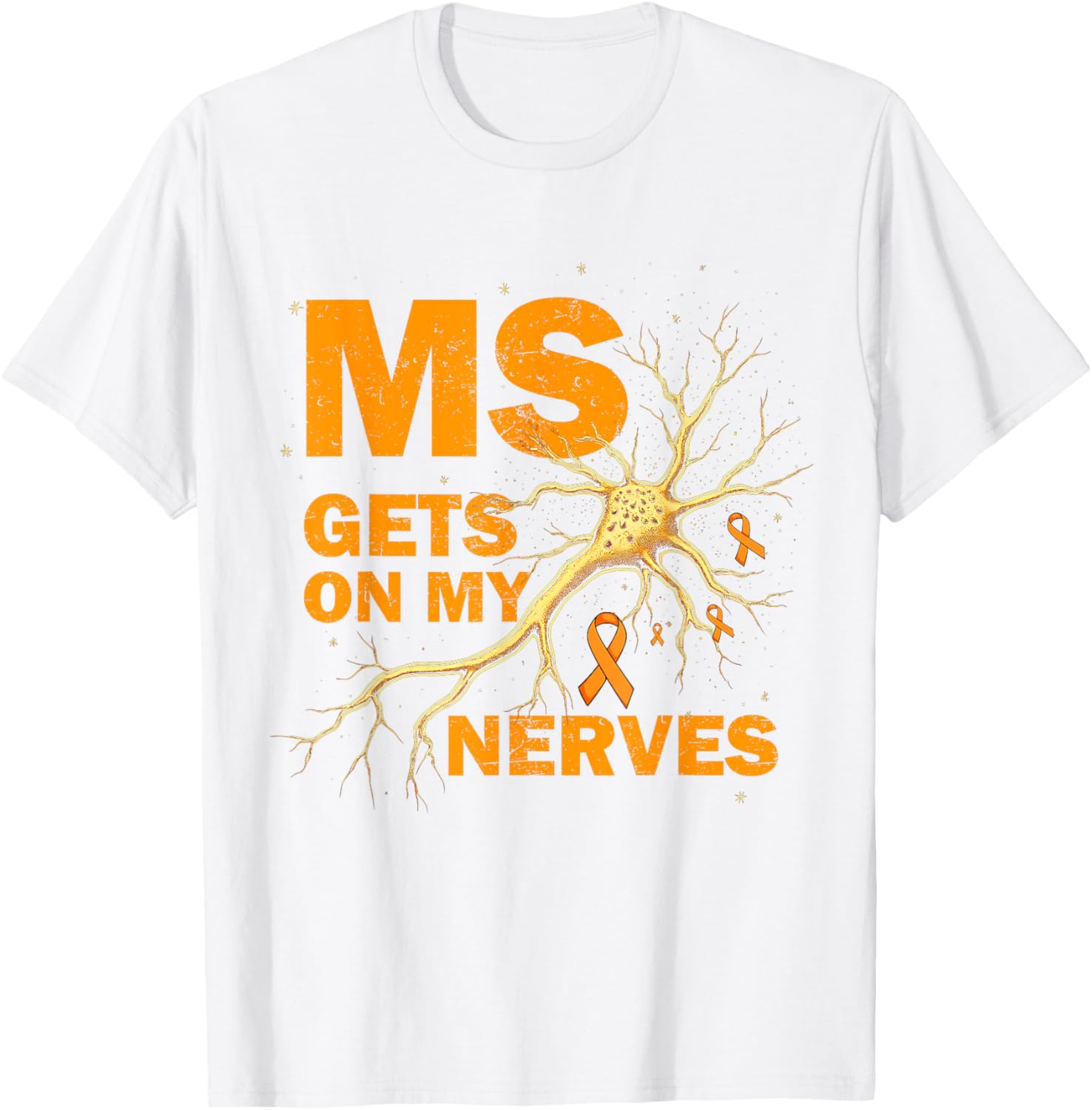 MS Awareness T-Shirt for Multiple Sclerosis Support - Cute & Comfy Design - 18