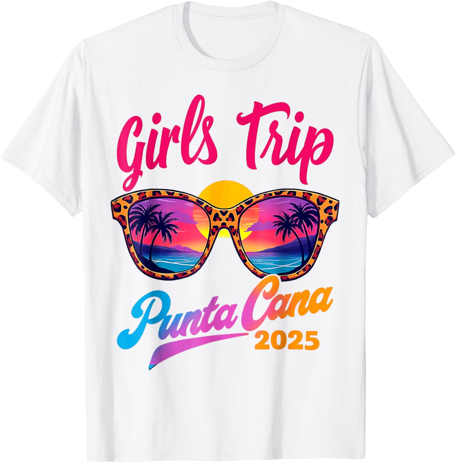 Girls Trip Punta Cana 2025 Matching Summer T-Shirt for Women - 9