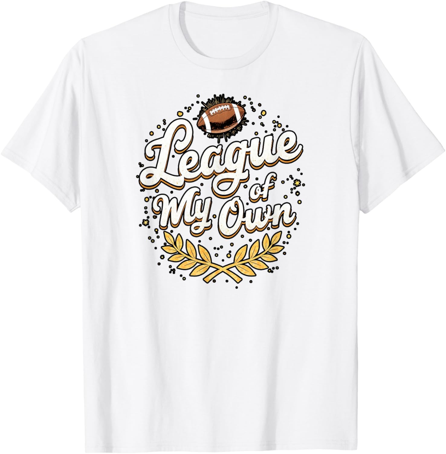 Funny Fantasy Football Champs Trophy Winner Draft T-Shirt for Fans - 23