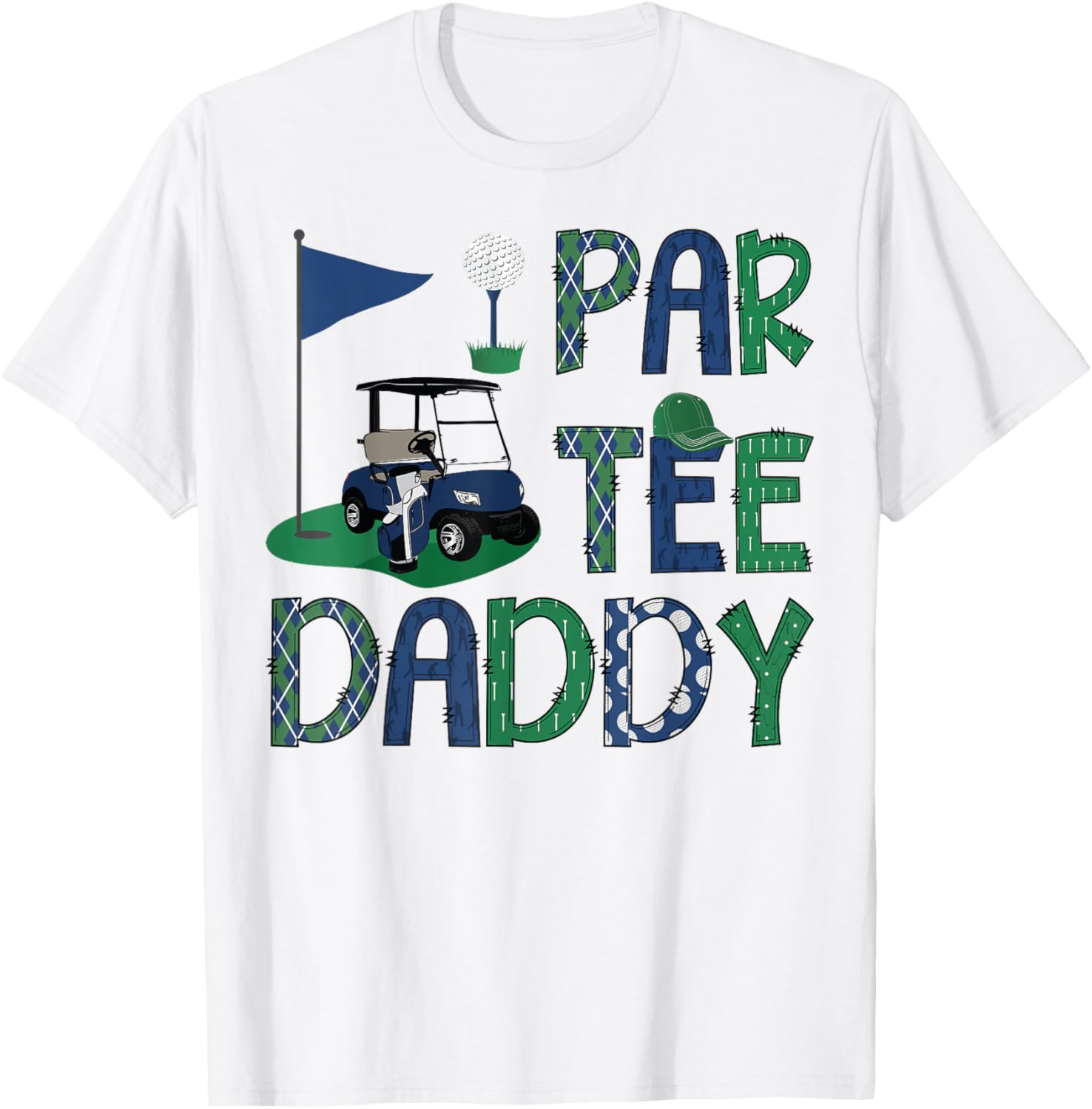 Par-Tee Daddy Golf Lover Birthday Family Matching T-Shirt for Fun Celebrations - 4