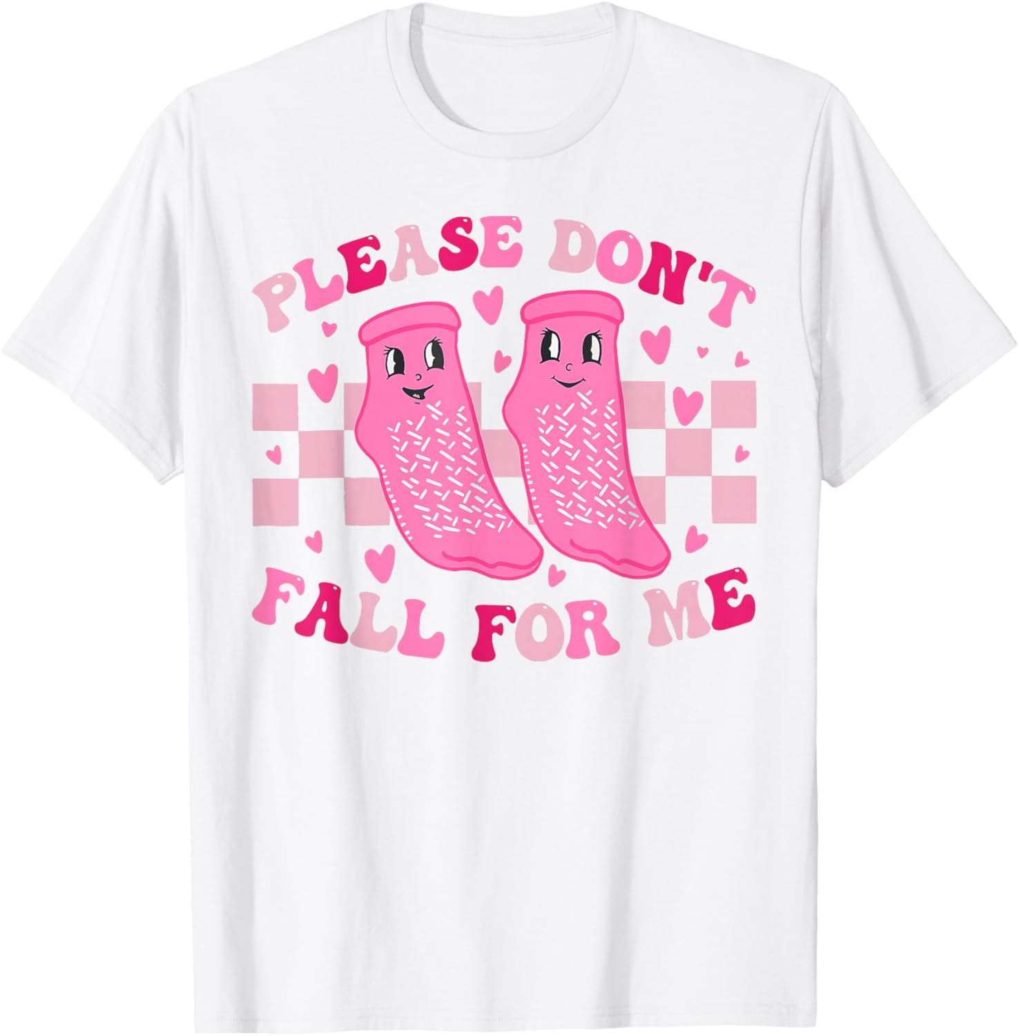 Funny Nurse Valentine T-Shirt for RN PCT CNA - Don't Fall for Me! - 1
