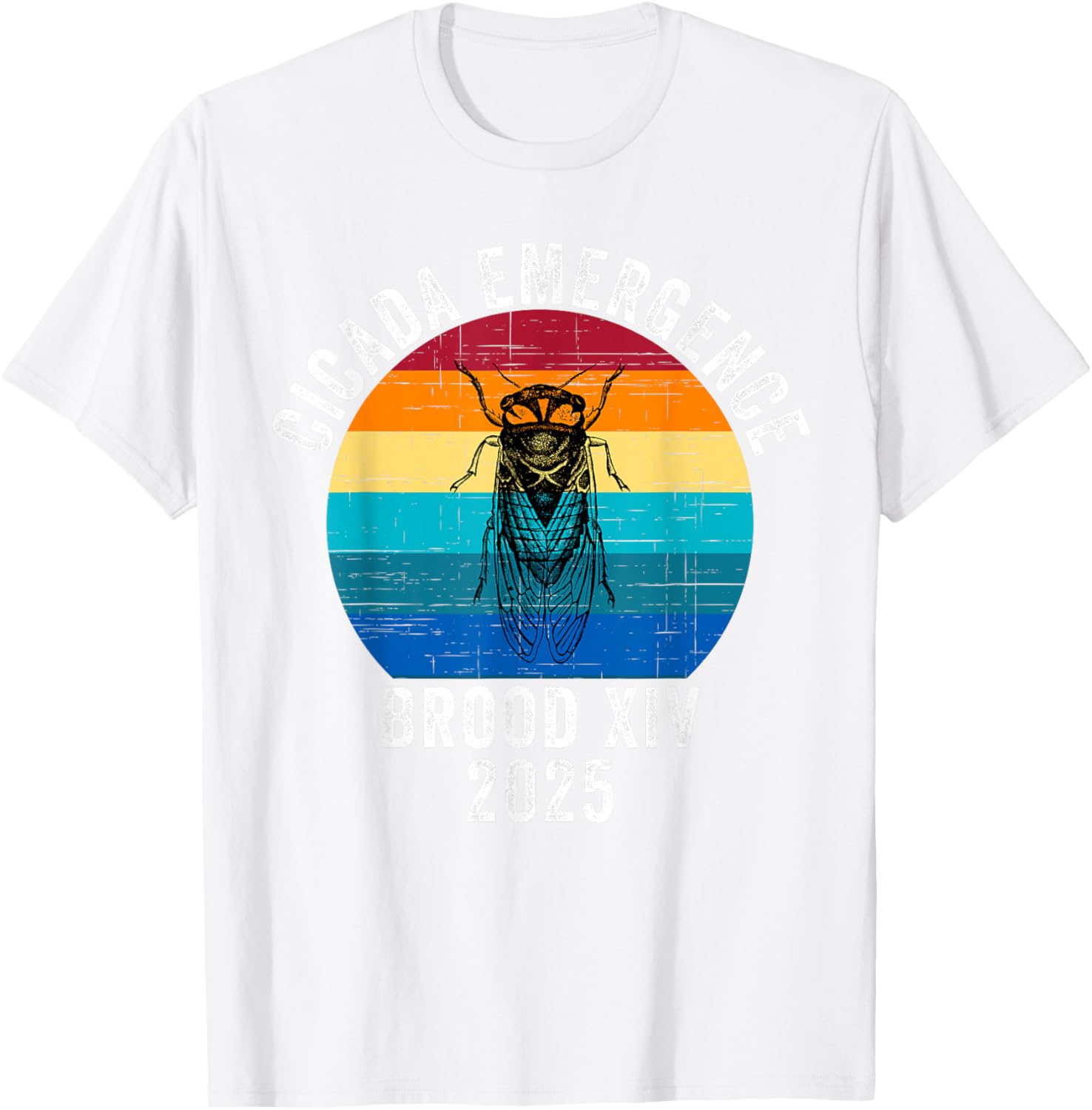 Cicada Emergence Brood XIV 2025 Funny T-Shirt for Nature Lovers - 16