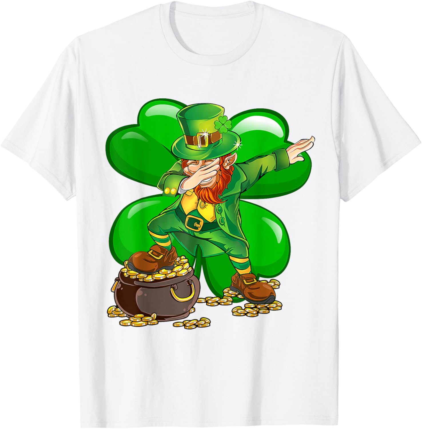 Dabbing Leprechaun T-Shirt for St Patrick's Day Fun for Everyone - 9