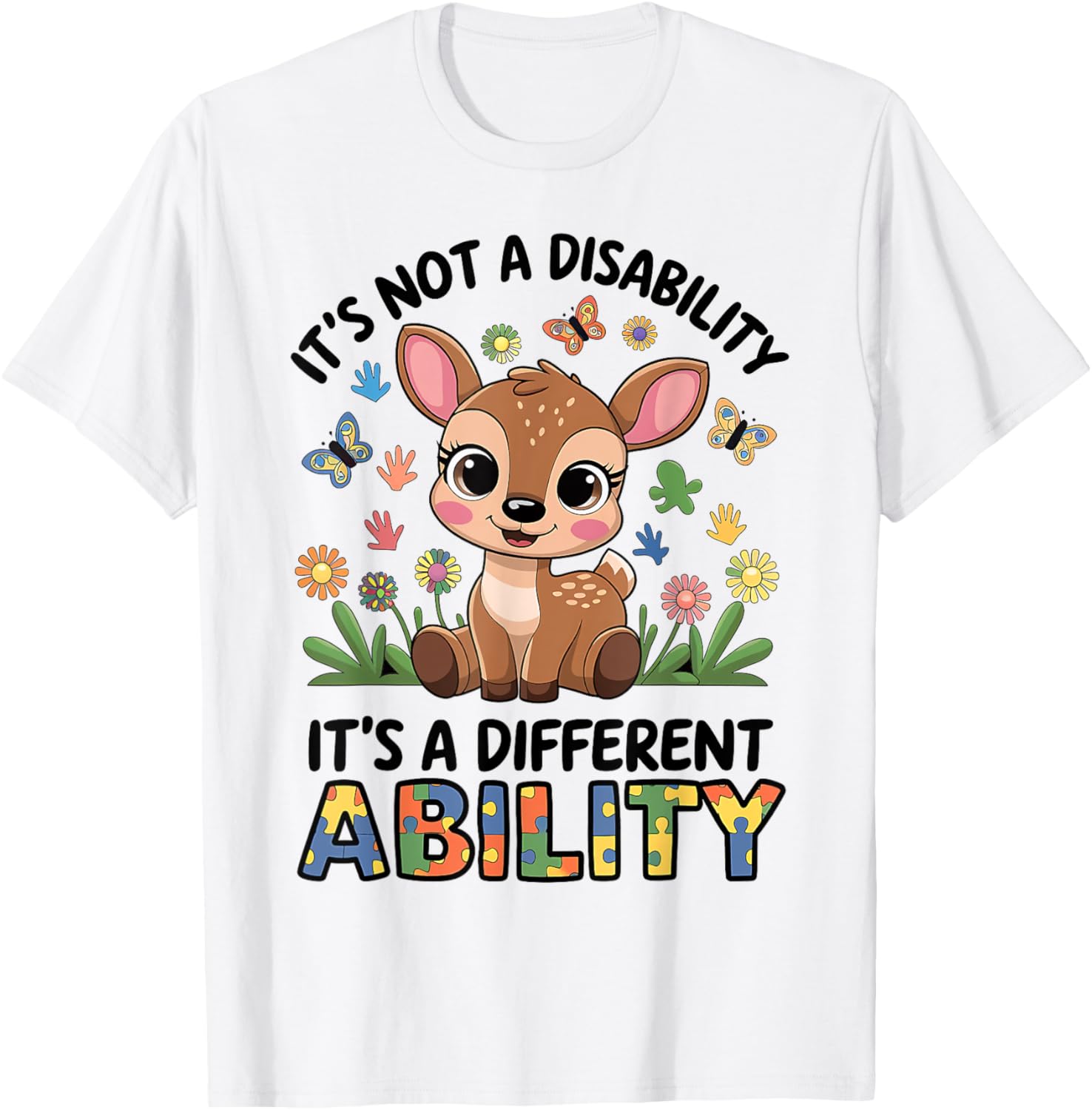 Autism Awareness T-Shirt Celebrating Different Abilities in Style - 19