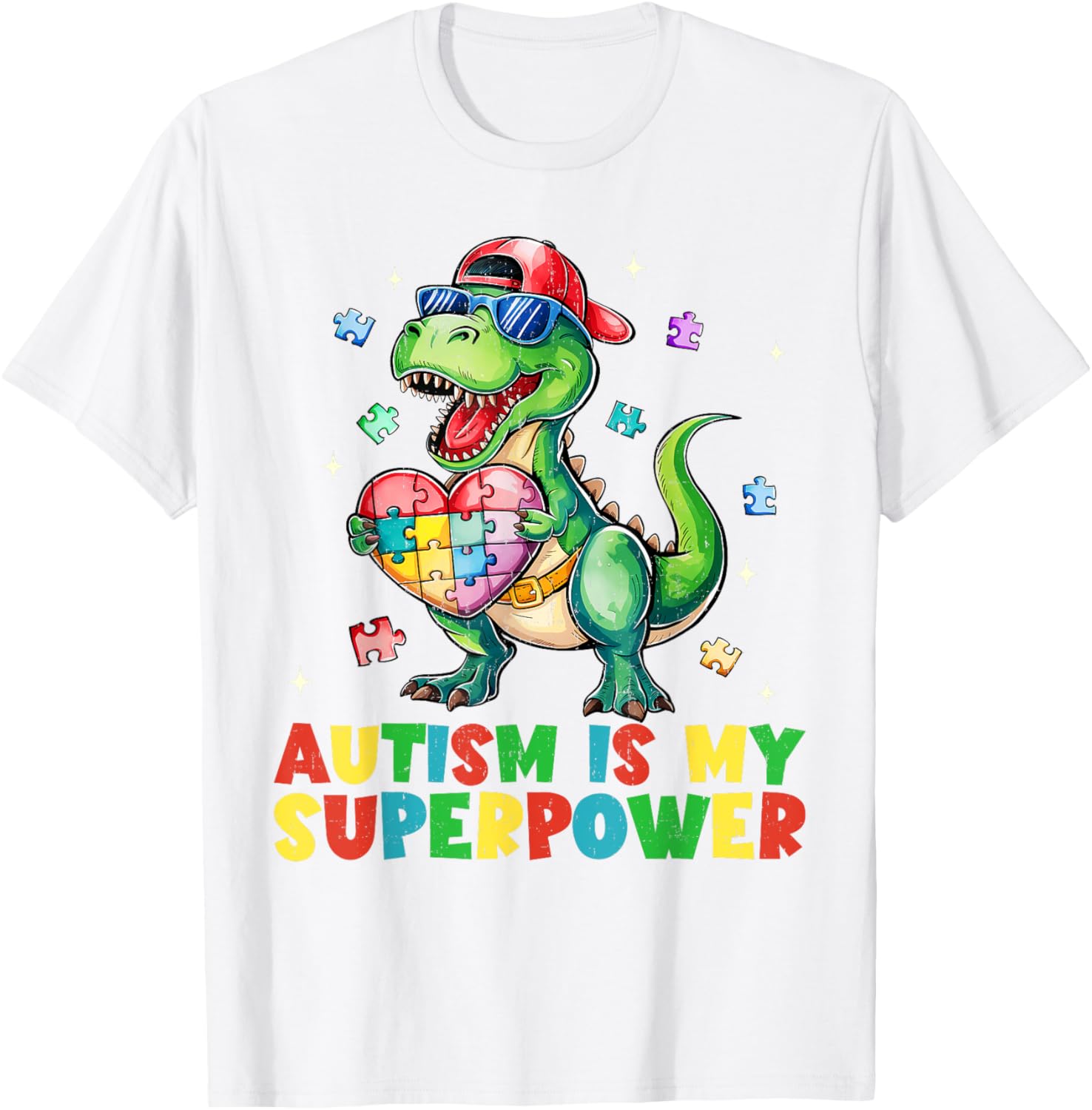 Funny Autism Awareness T-Shirt for Boys - Autism Is My Superpower - 13