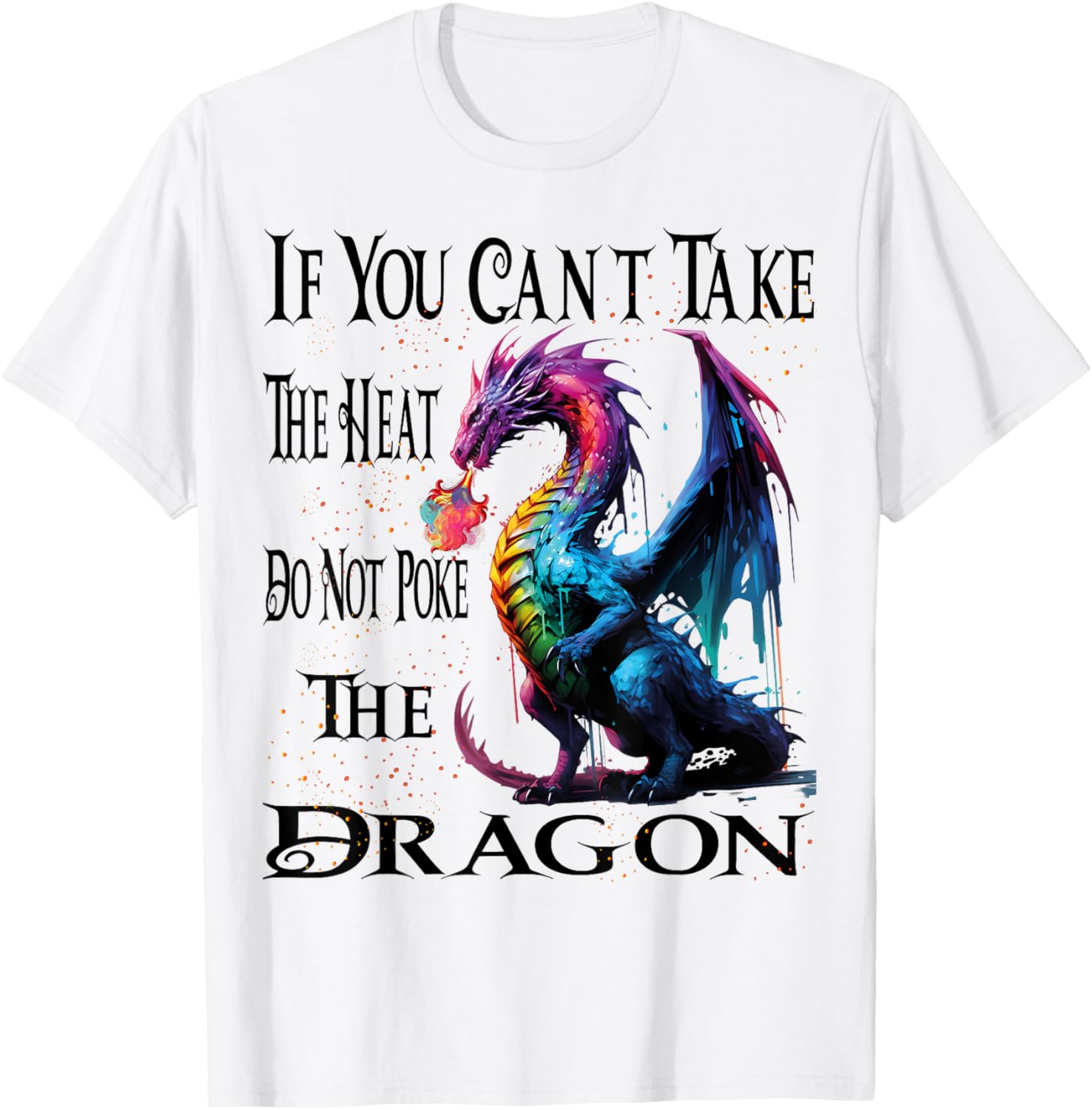 Cool Dragon Flame-Spewing T-Shirt for Mythical Creature Fans - 9