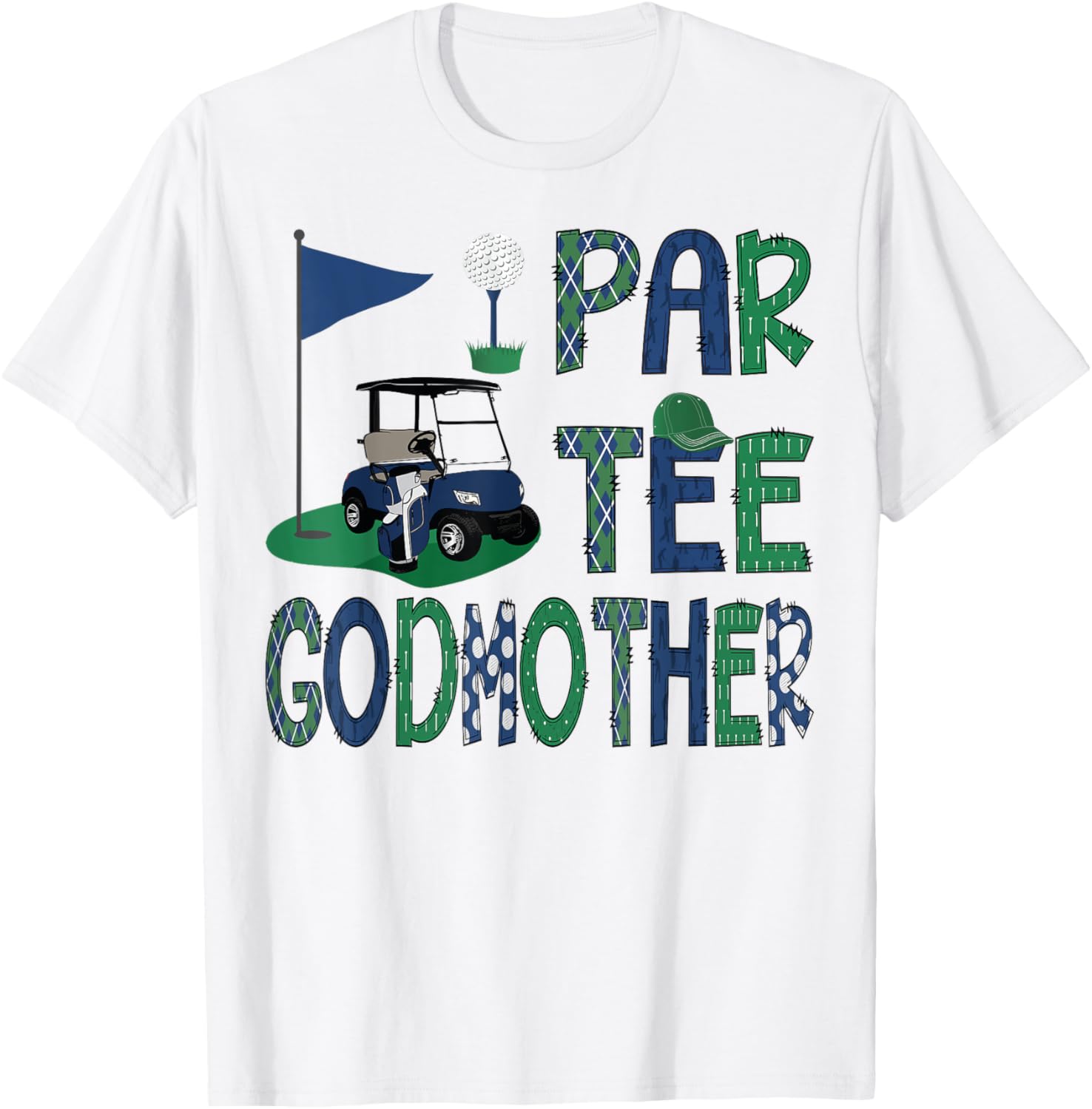 Par-Tee GodMother Golf Lover Family Matching Birthday T-Shirt - 2