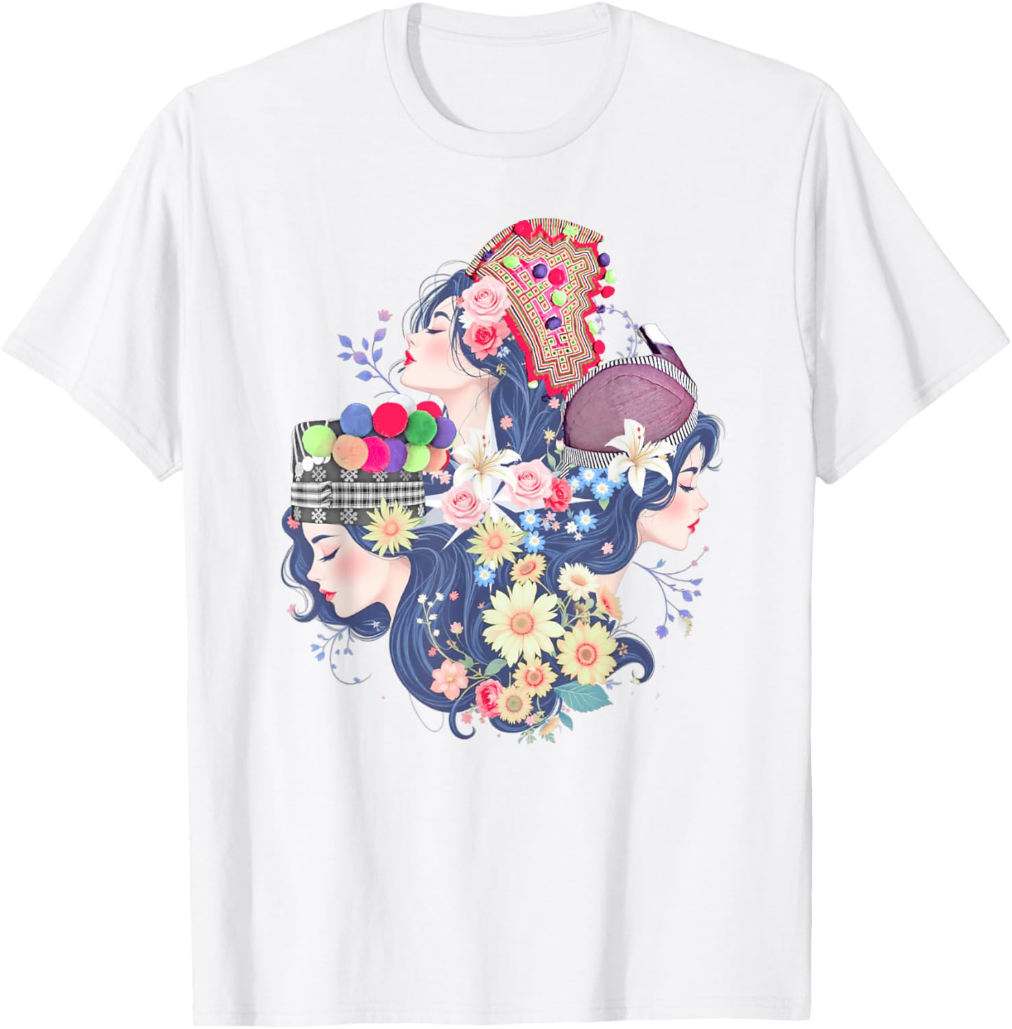 Hmong Proud Sisters Forever T-Shirt - Celebrate Hmong Heritage in Style - 1