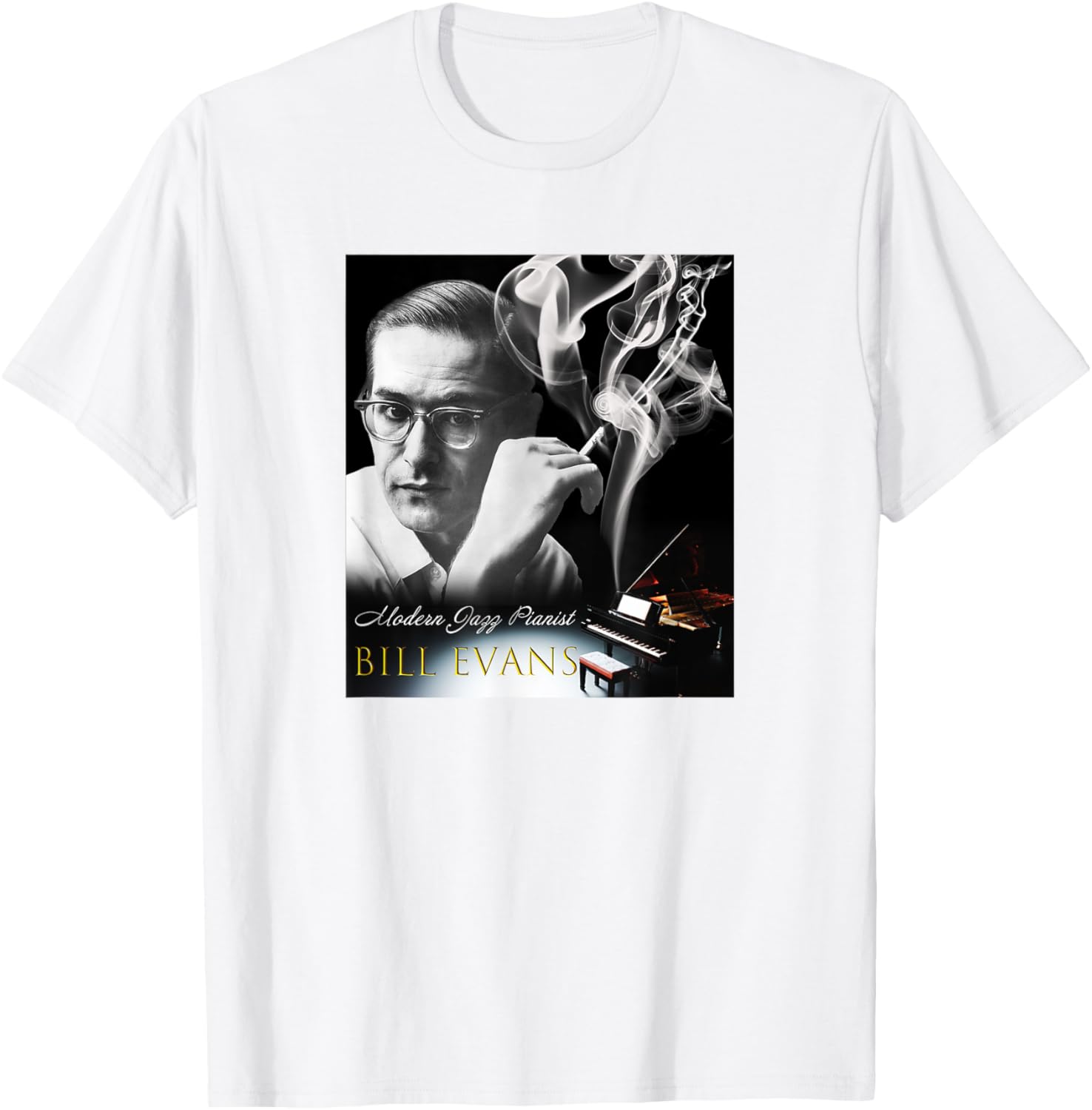 Bill Evans 001 T-Shirt for Music Lovers - Stylish and Comfortable Apparel - 2