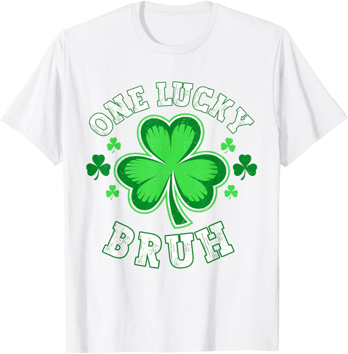 One Lucky Bruh St Patrick's Day Leprechaun T-Shirt for Fun Celebrations - 14